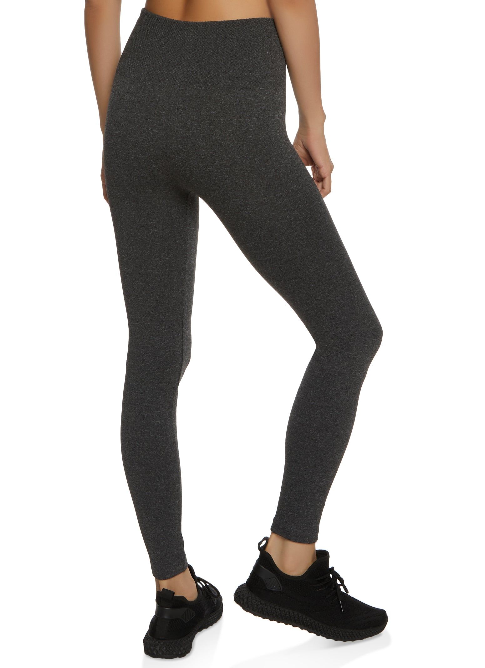 Textured Waistband High Waist Leggings sold by Rainbow product image thumbnail 2