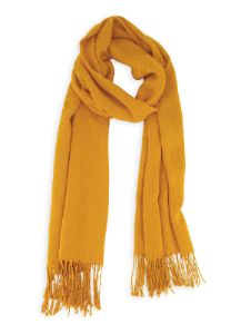 Solid Fringed Pashmina Scarf sold by Rainbow
