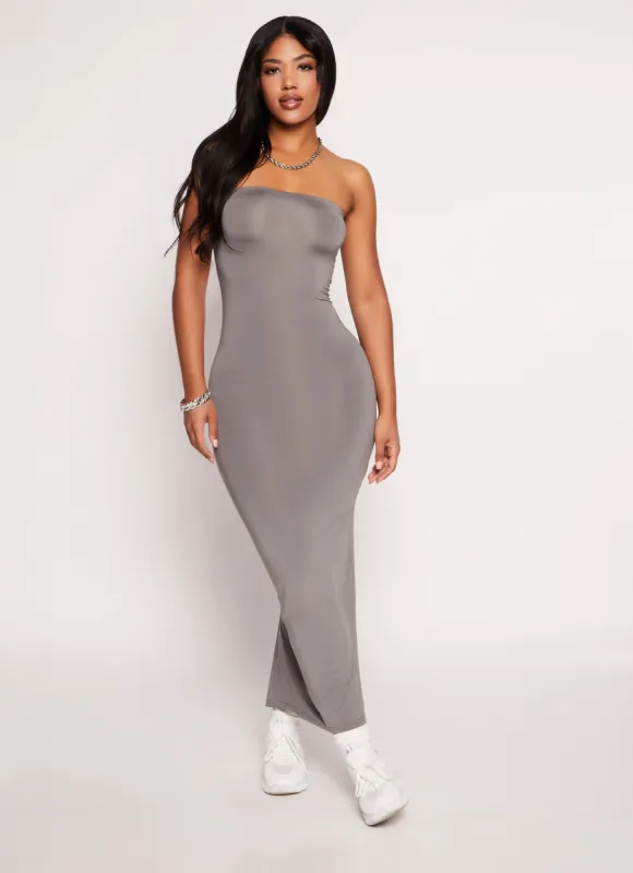 Daisy Solid Maxi Tube Dress sold by Rainbow