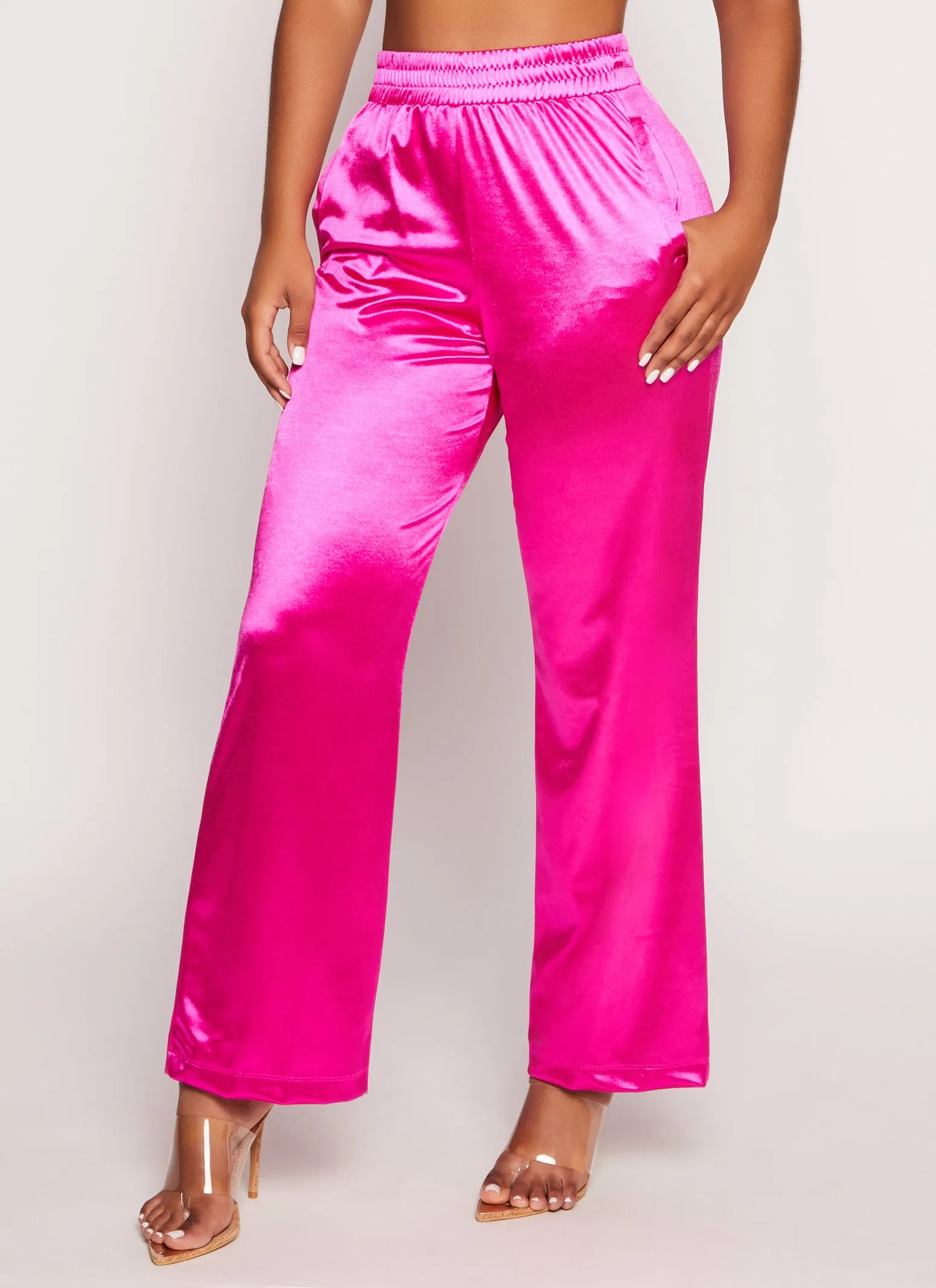 Satin Straight Leg Pants sold by Rainbow product image thumbnail 2
