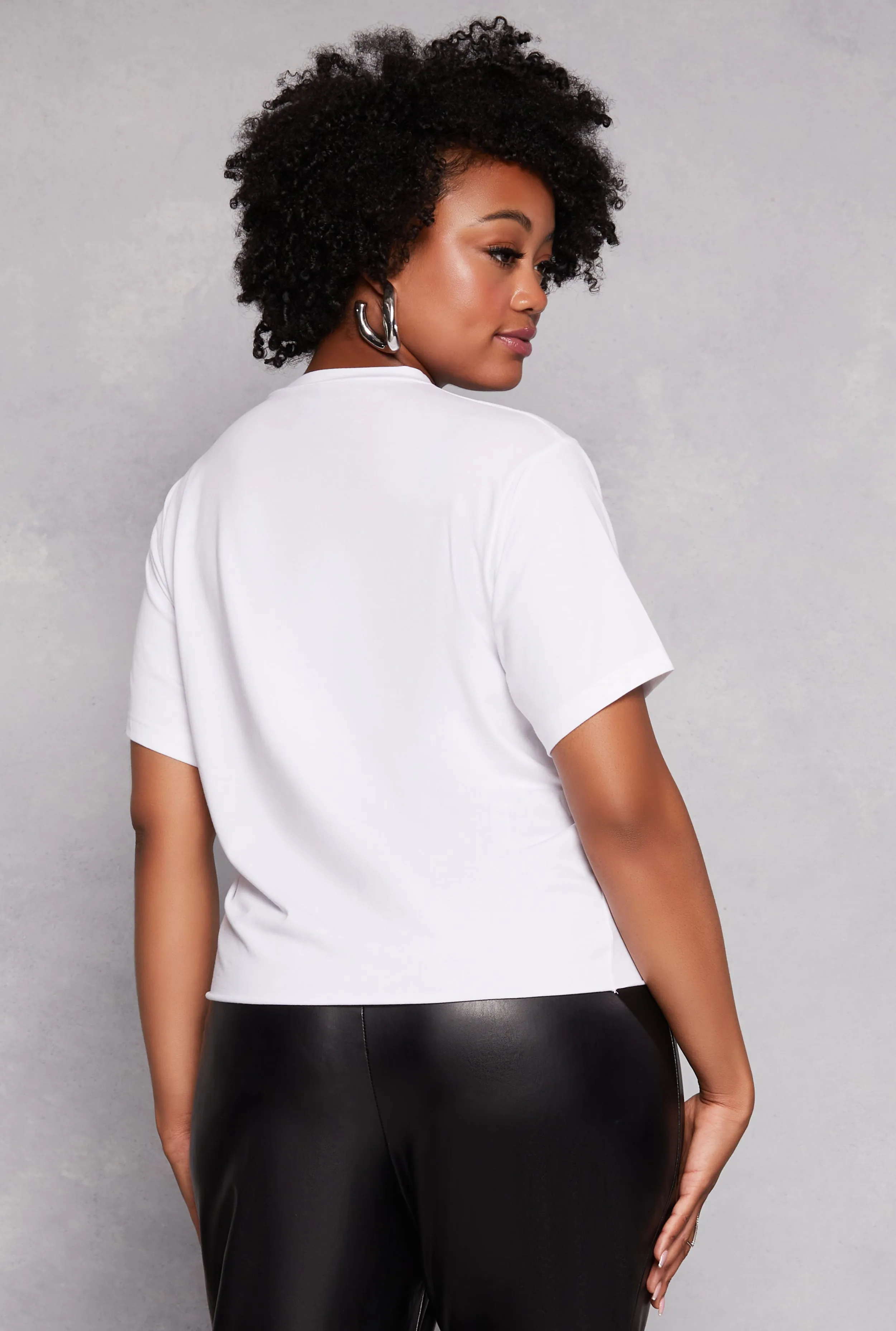 Plus Size Best Life Laser Cut Graphic T Shirt sold by Rainbow product image thumbnail 3