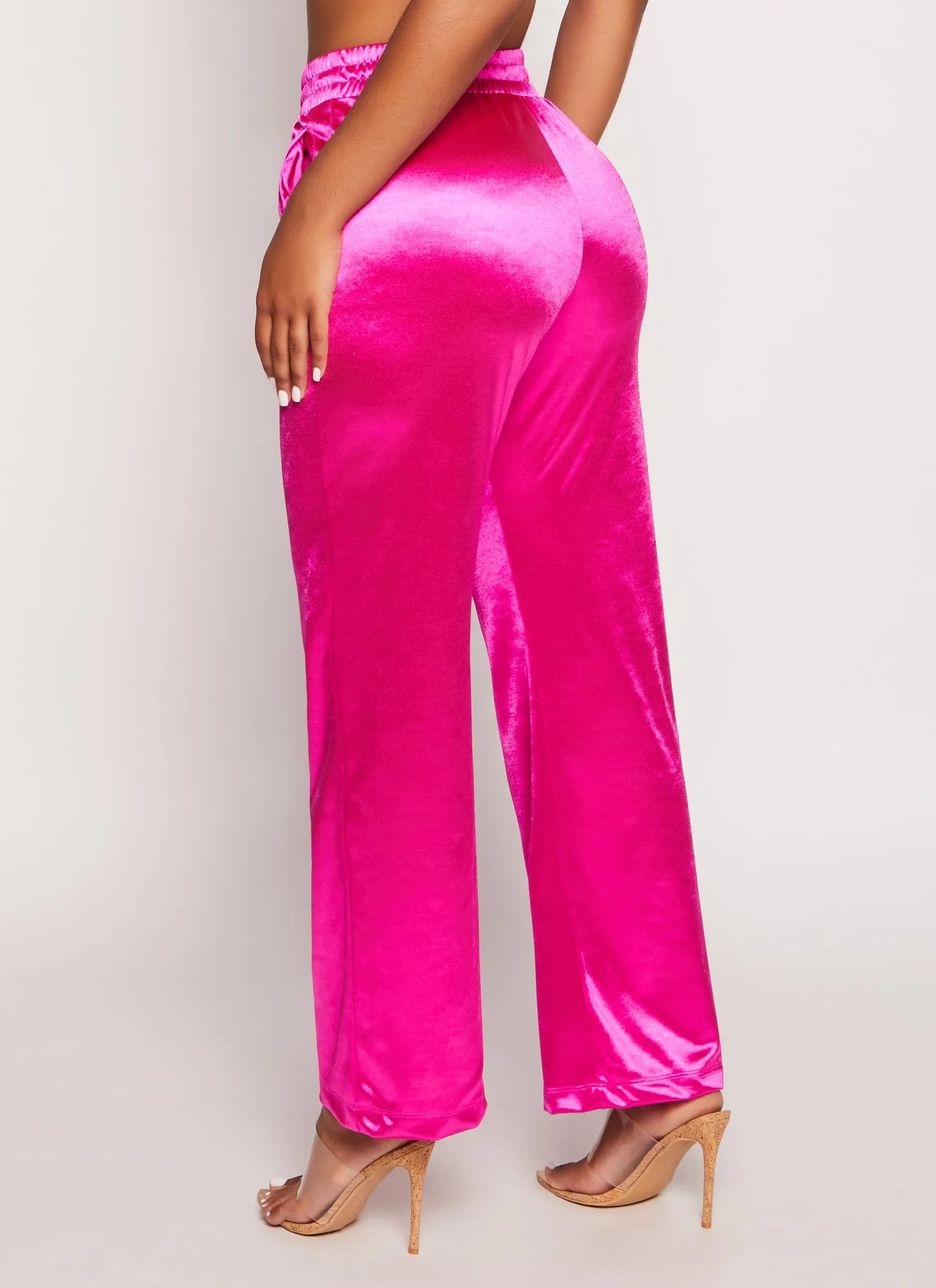 Satin Straight Leg Pants sold by Rainbow product image thumbnail 3