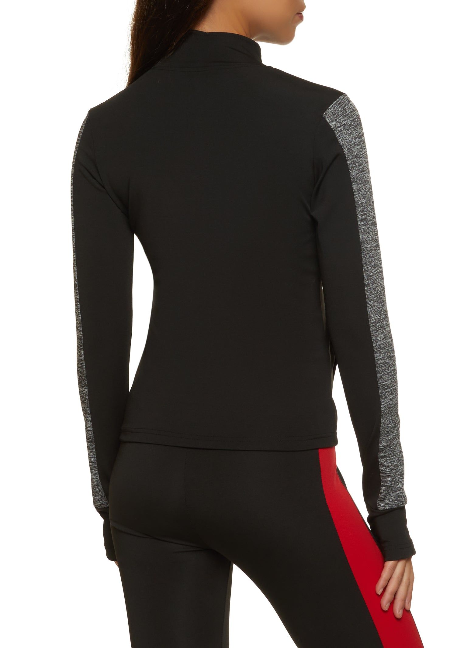 Chevron Zip Front Active Track Jacket sold by Rainbow product image thumbnail 3