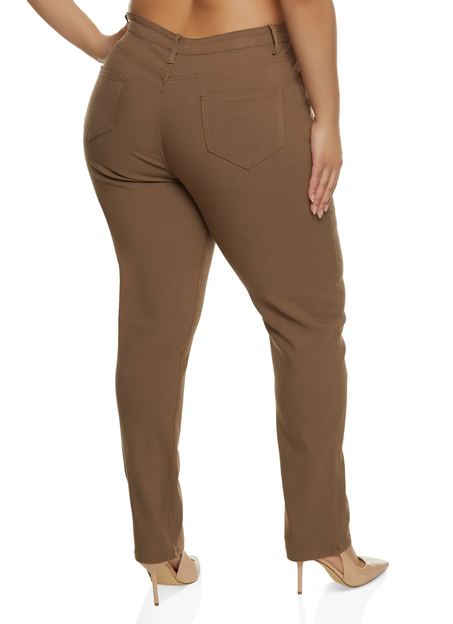 Plus Size Daisy High Waist Slim Fit Pants sold by Rainbow product image thumbnail 2