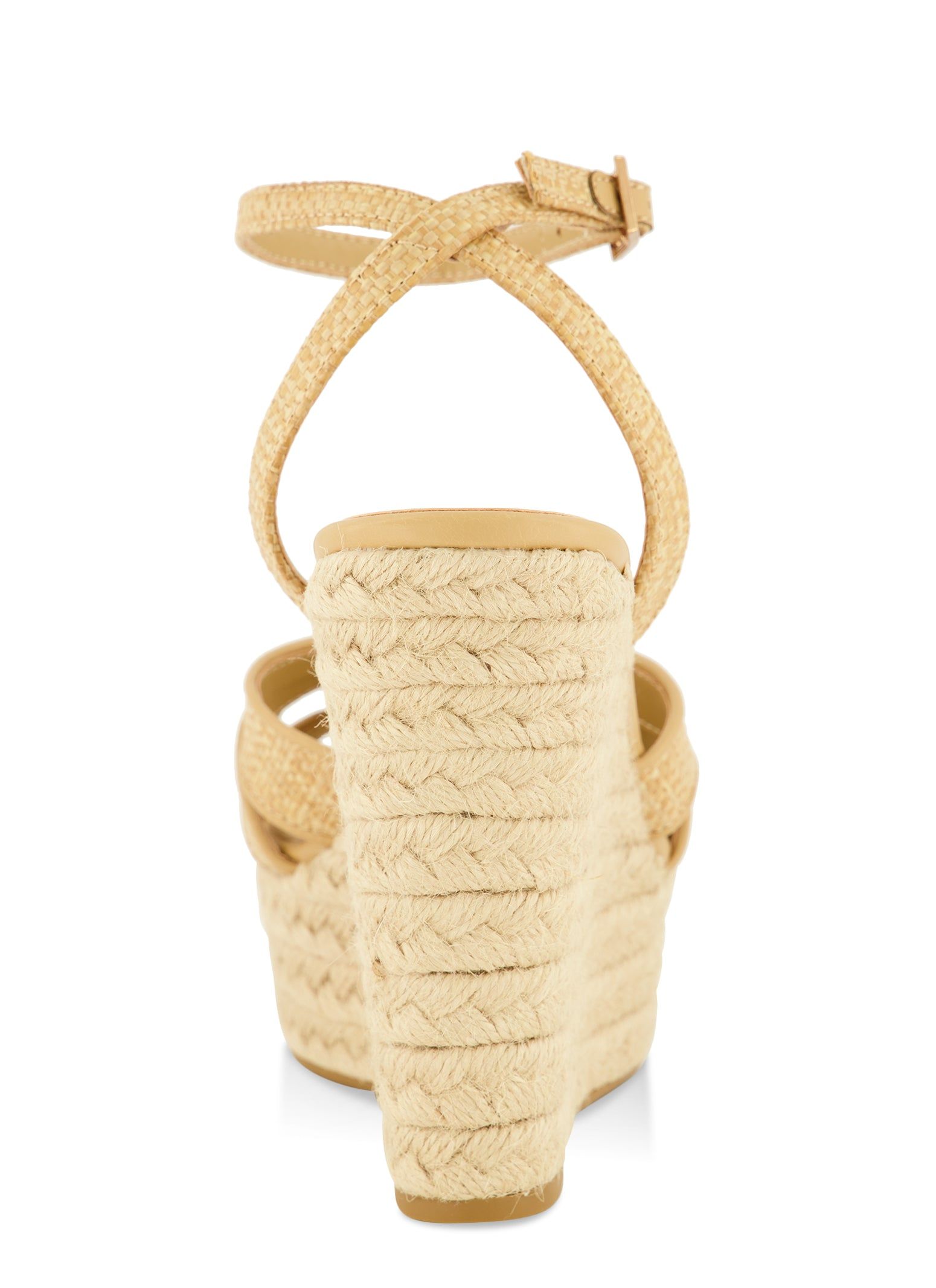 Twist Knot Espadrille Platform Wedge Sandals sold by Rainbow product image thumbnail 3