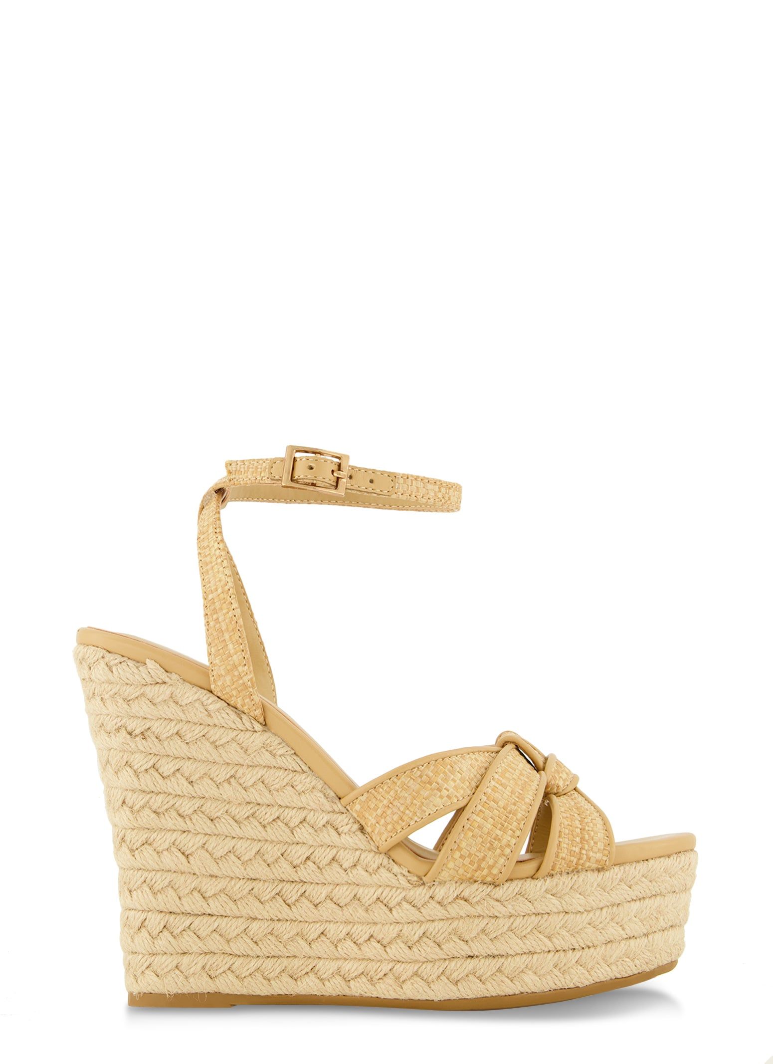Twist Knot Espadrille Platform Wedge Sandals sold by Rainbow product image thumbnail 2
