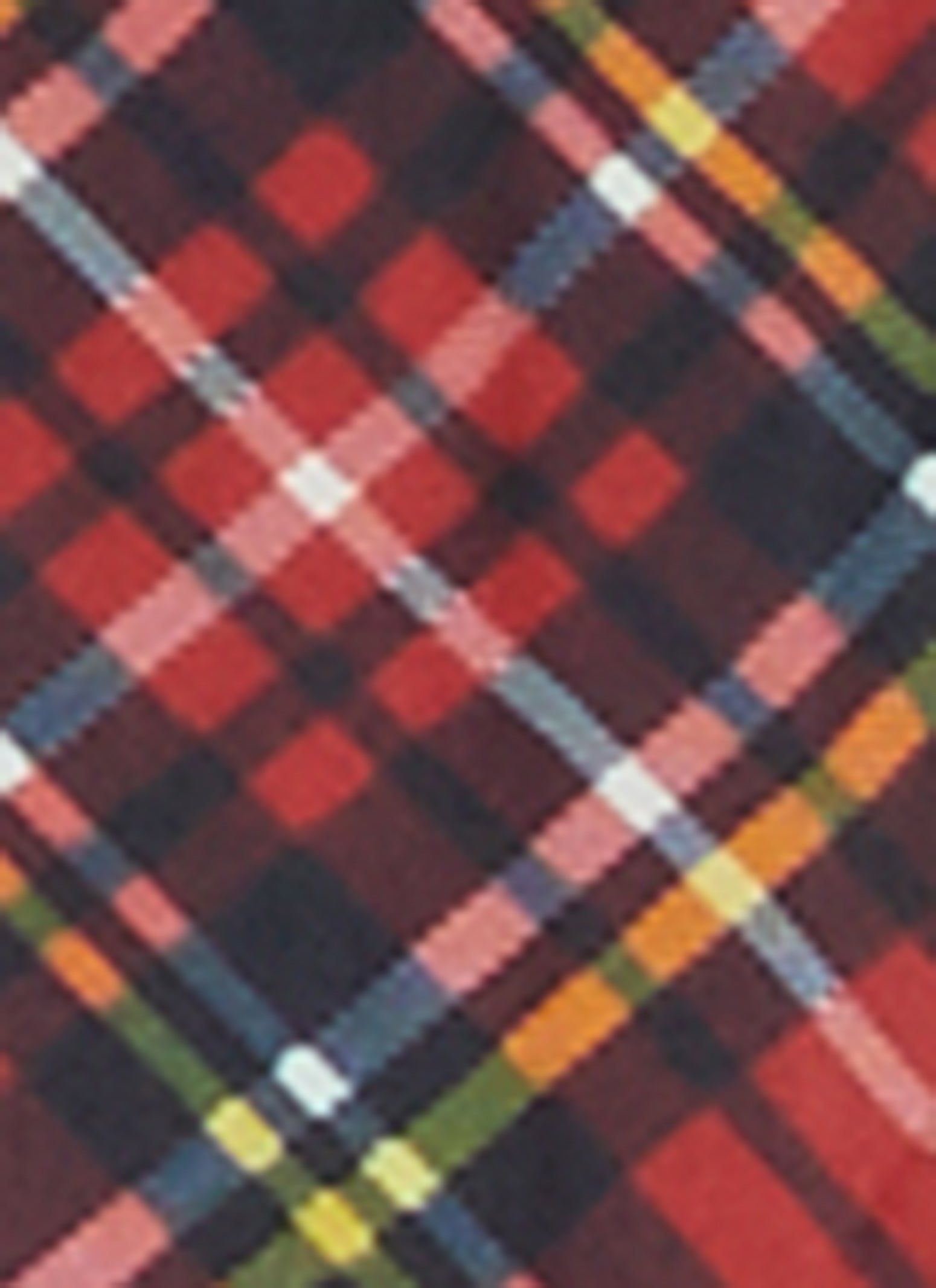 Button Front Shirt with Plaid Tie sold by Rainbow product image thumbnail 4
