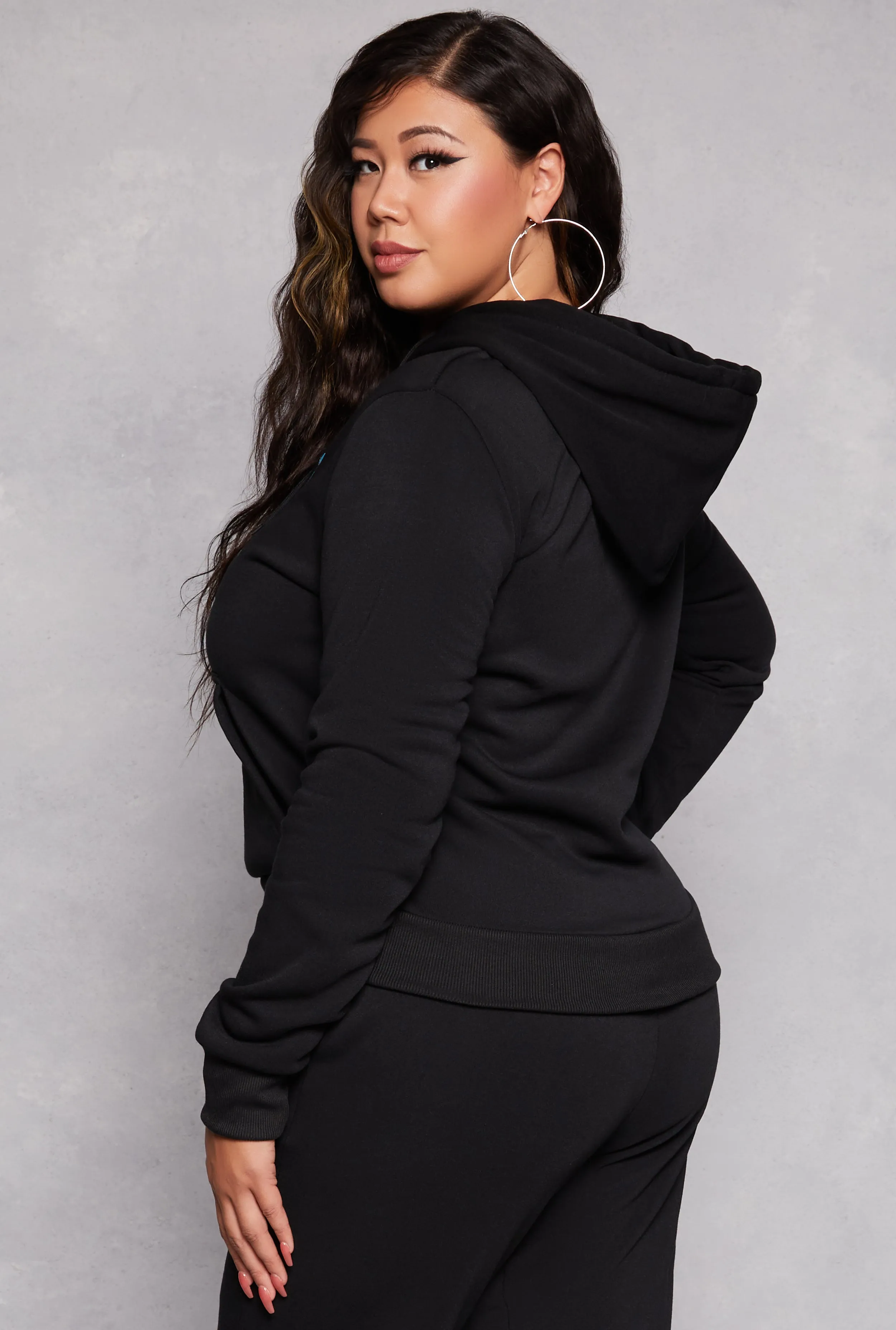 Plus Size Bear Graphic Pullover Hoodie sold by Rainbow product image thumbnail 3