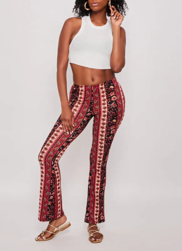 Border Boho Print Pants sold by Rainbow