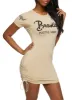 Sequin Beautiful Positive Vibes Only T Shirt Dress sold by Rainbow