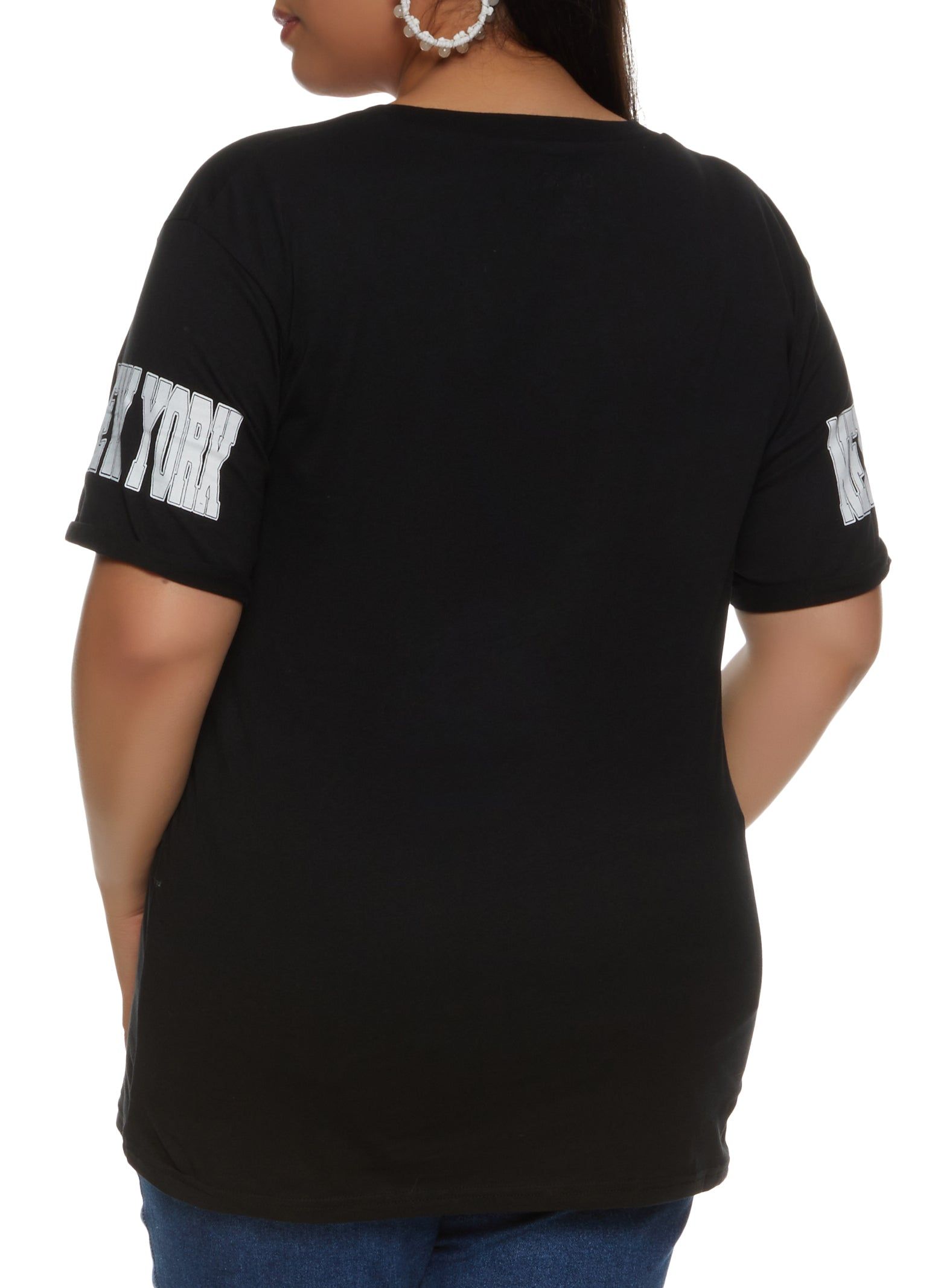 Plus Size New York Short Sleeve Graphic Tee sold by Rainbow product image thumbnail 2