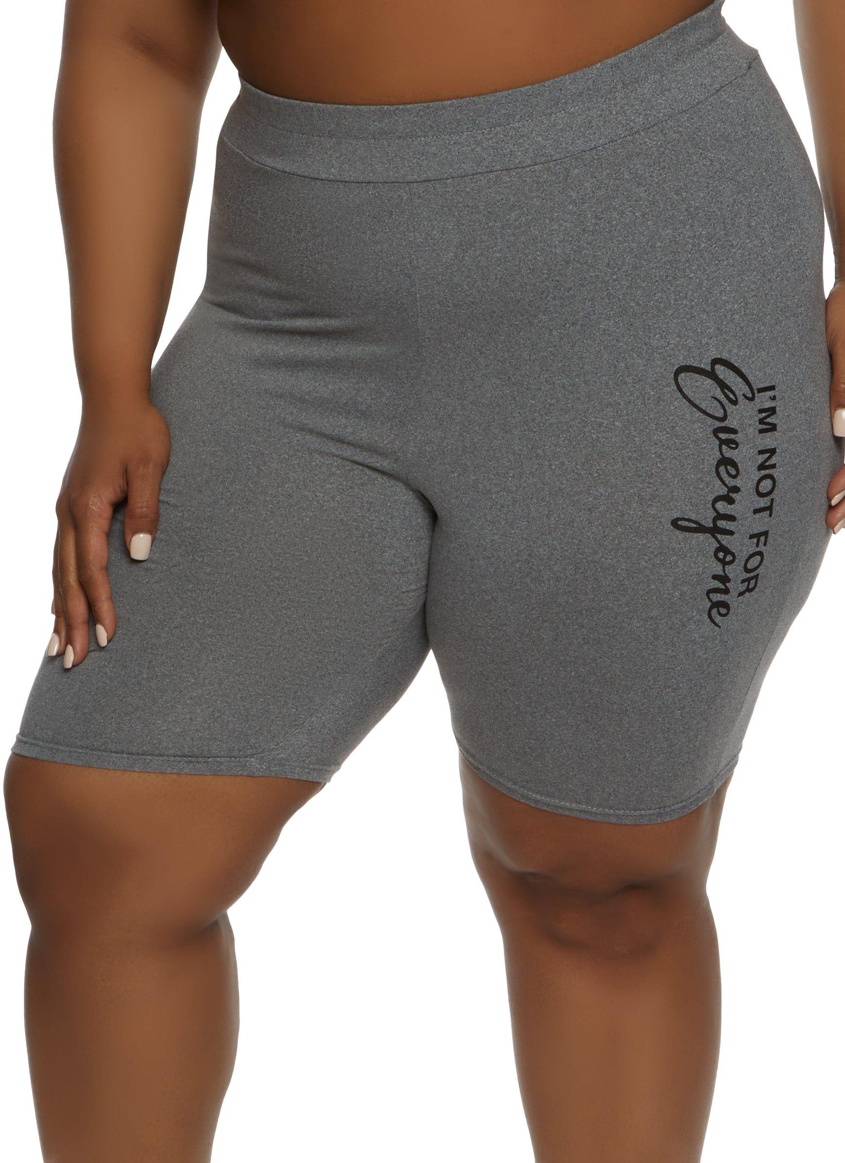 Plus Size I'm Not For Everyone Biker Shorts sold by Rainbow