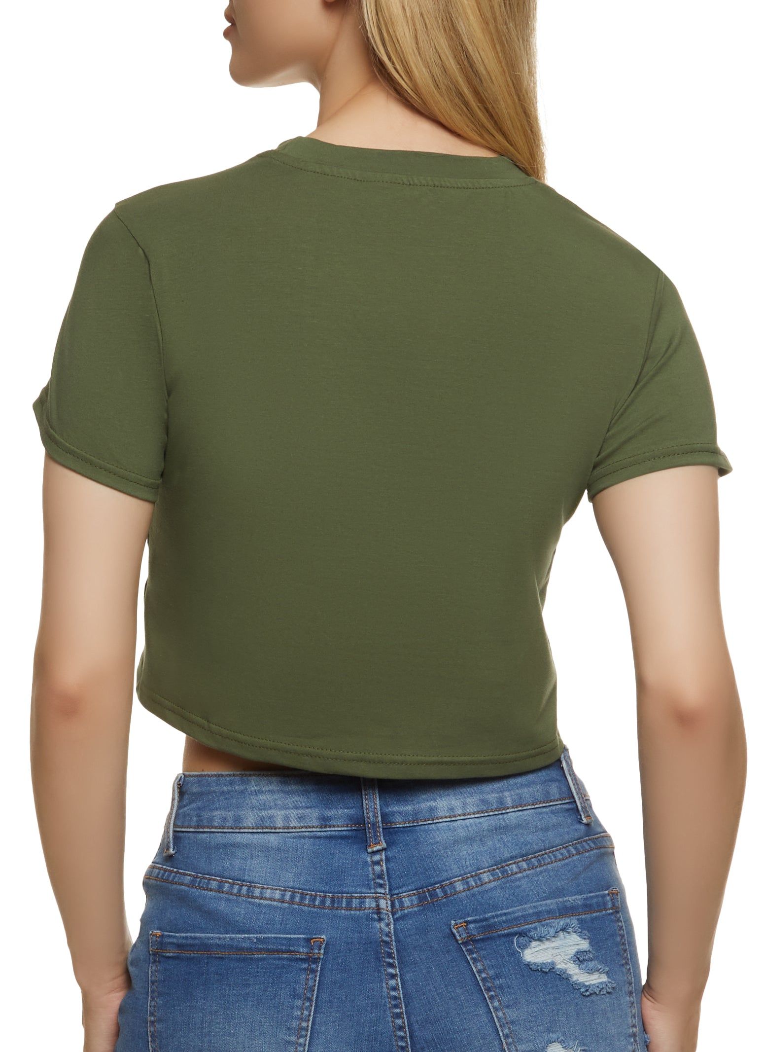 Nutritional Facts Cropped Graphic Tee sold by Rainbow product image thumbnail 2