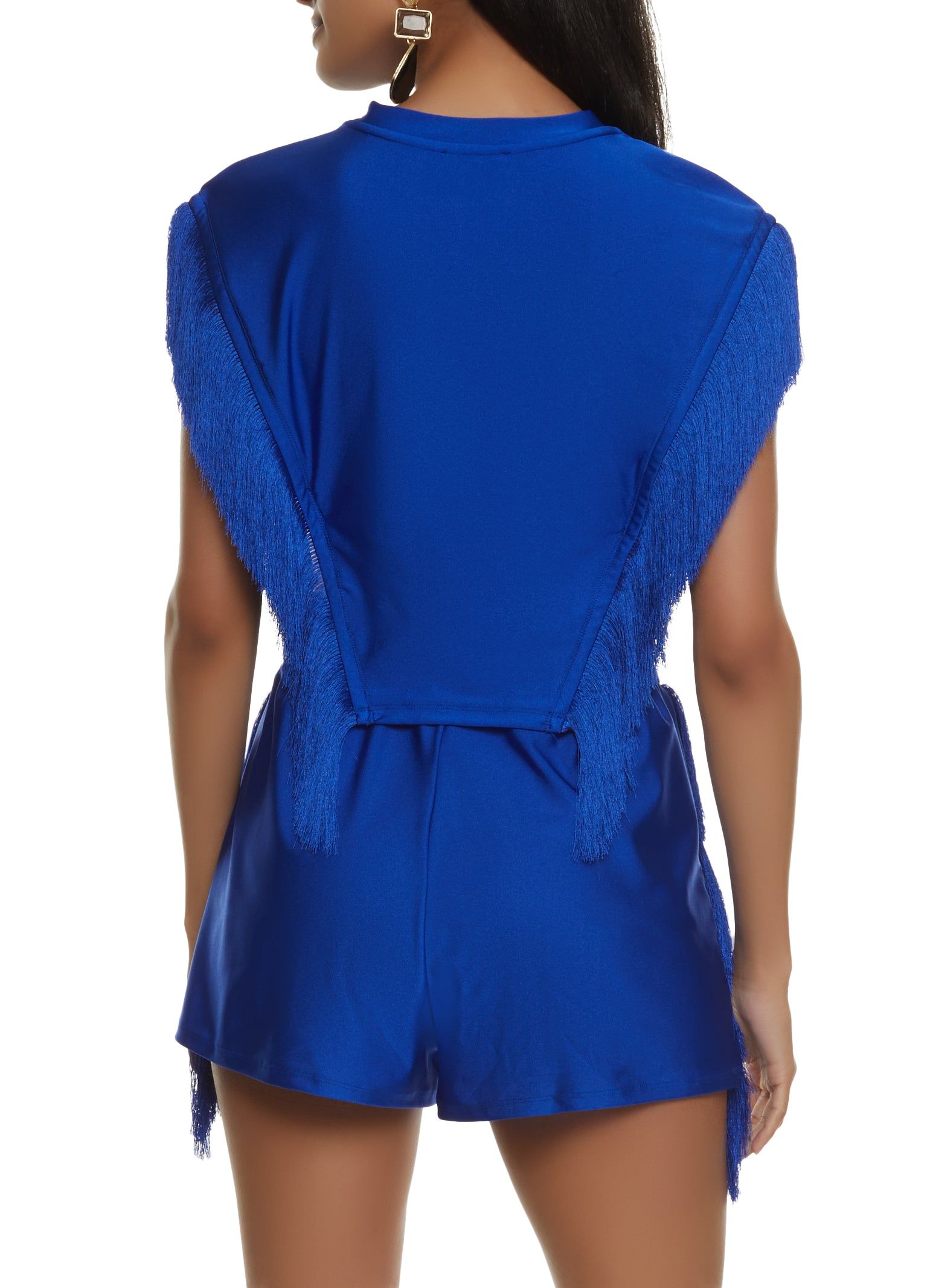 Open Side Fringe Crop Top sold by Rainbow product image thumbnail 3