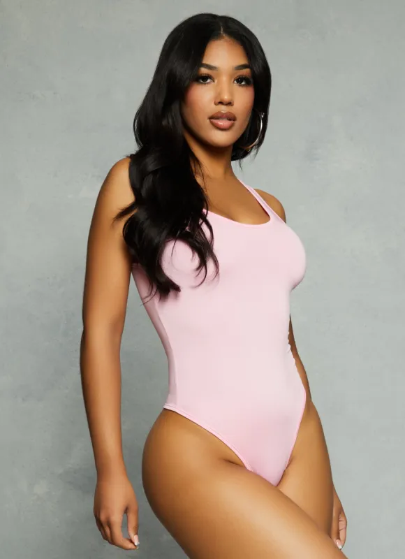 Daisy Scoop Neck Sleeveless Bodysuit sold by Rainbow