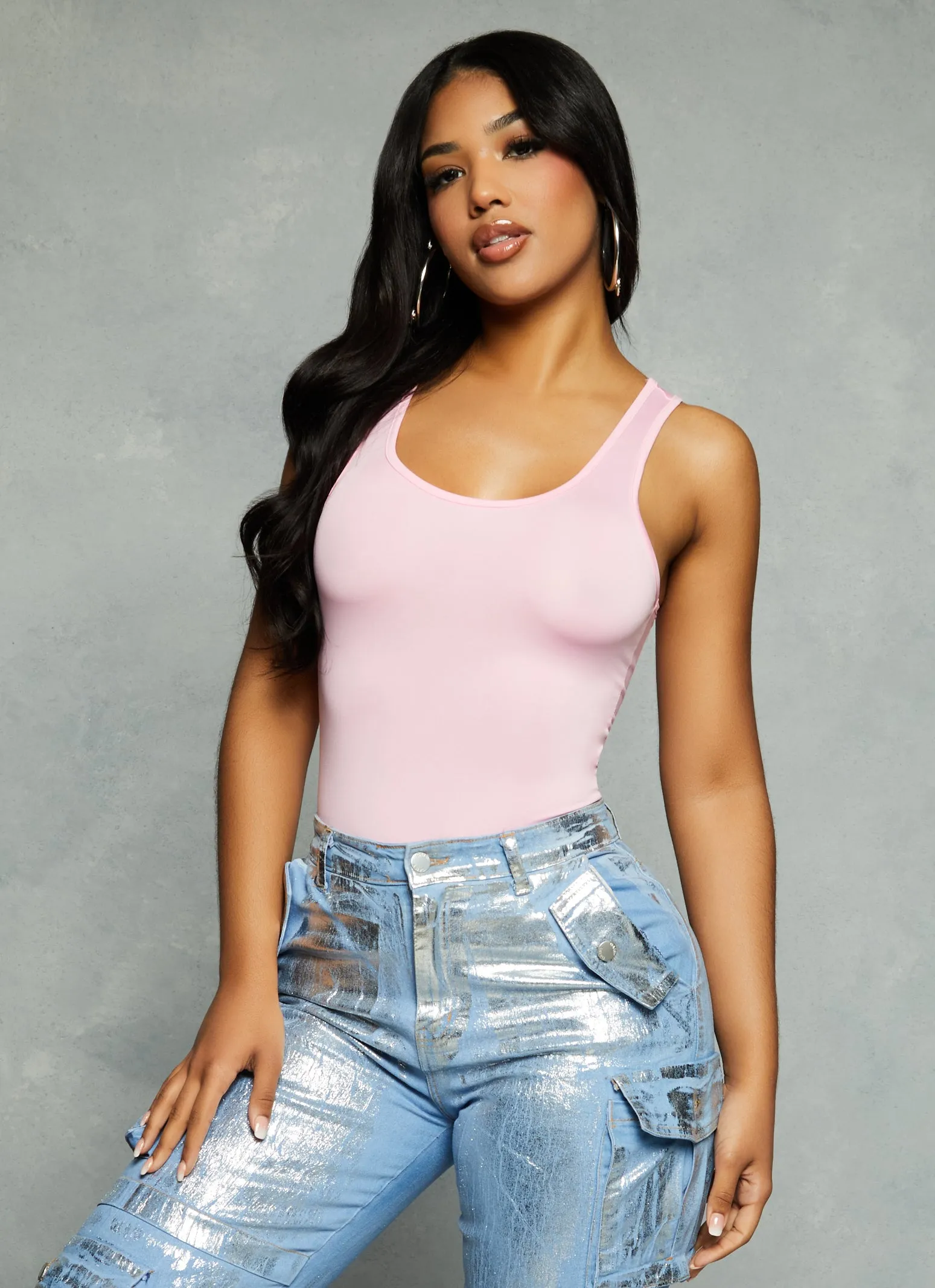 Daisy Scoop Neck Sleeveless Bodysuit sold by Rainbow product image thumbnail 2