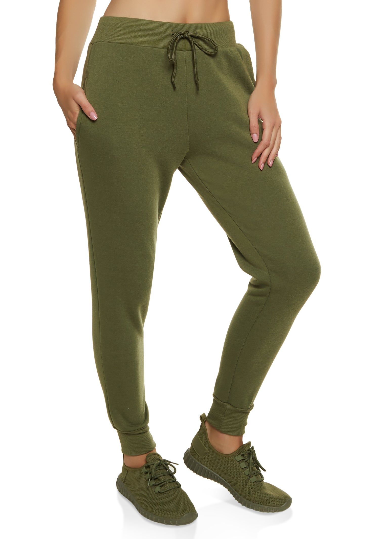 Basic Drawstring Joggers sold by Rainbow