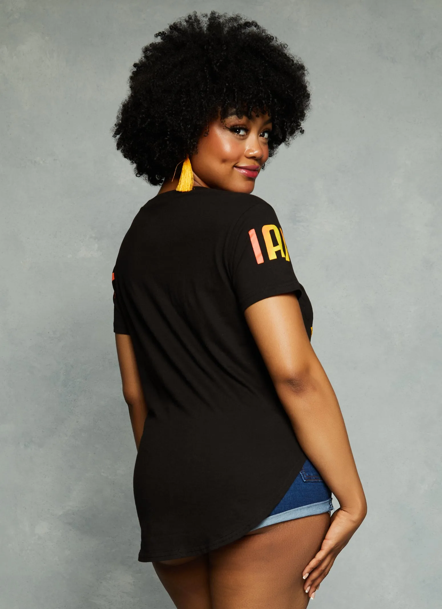 Plus Size I Am Resilient Graphic Tee sold by Rainbow product image thumbnail 3