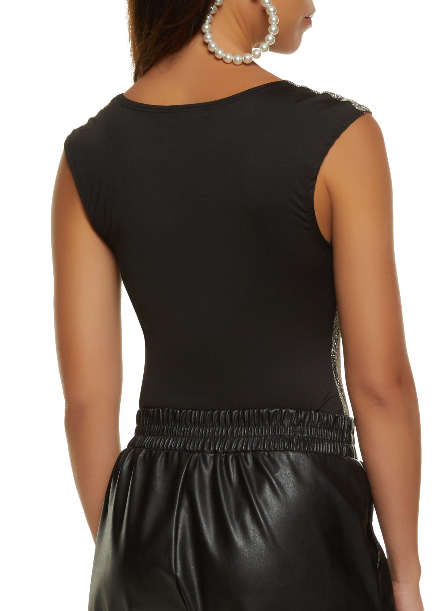 Lurex Sleeveless Bodysuit sold by Rainbow product image thumbnail 3