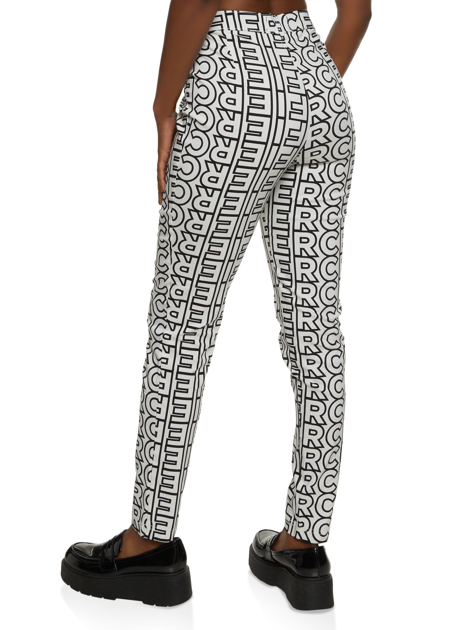 Printed Zip Front High Waist Pants sold by Rainbow product image thumbnail 2