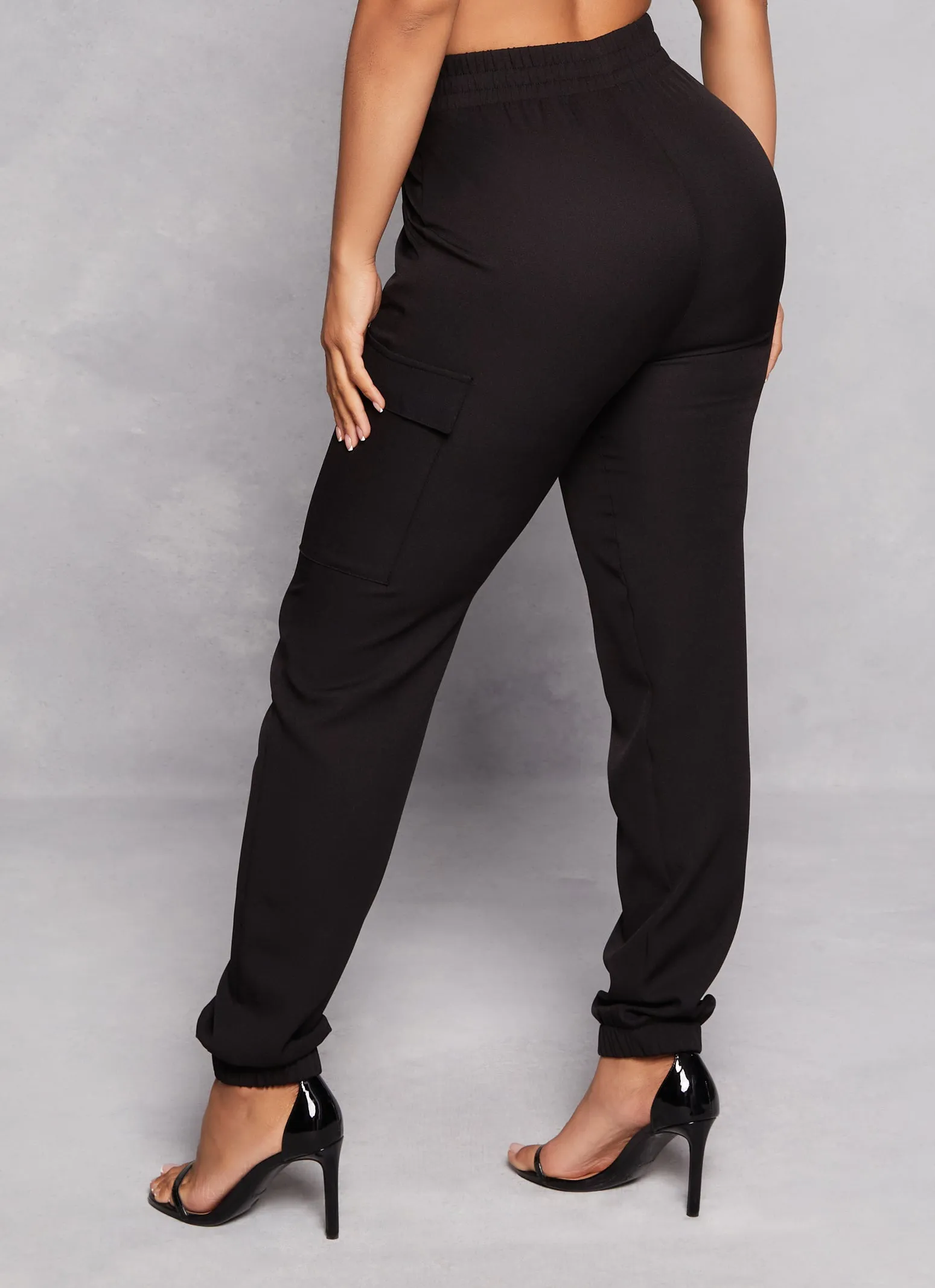 Pull On Tapered Leg Cargo Pants sold by Rainbow product image thumbnail 3