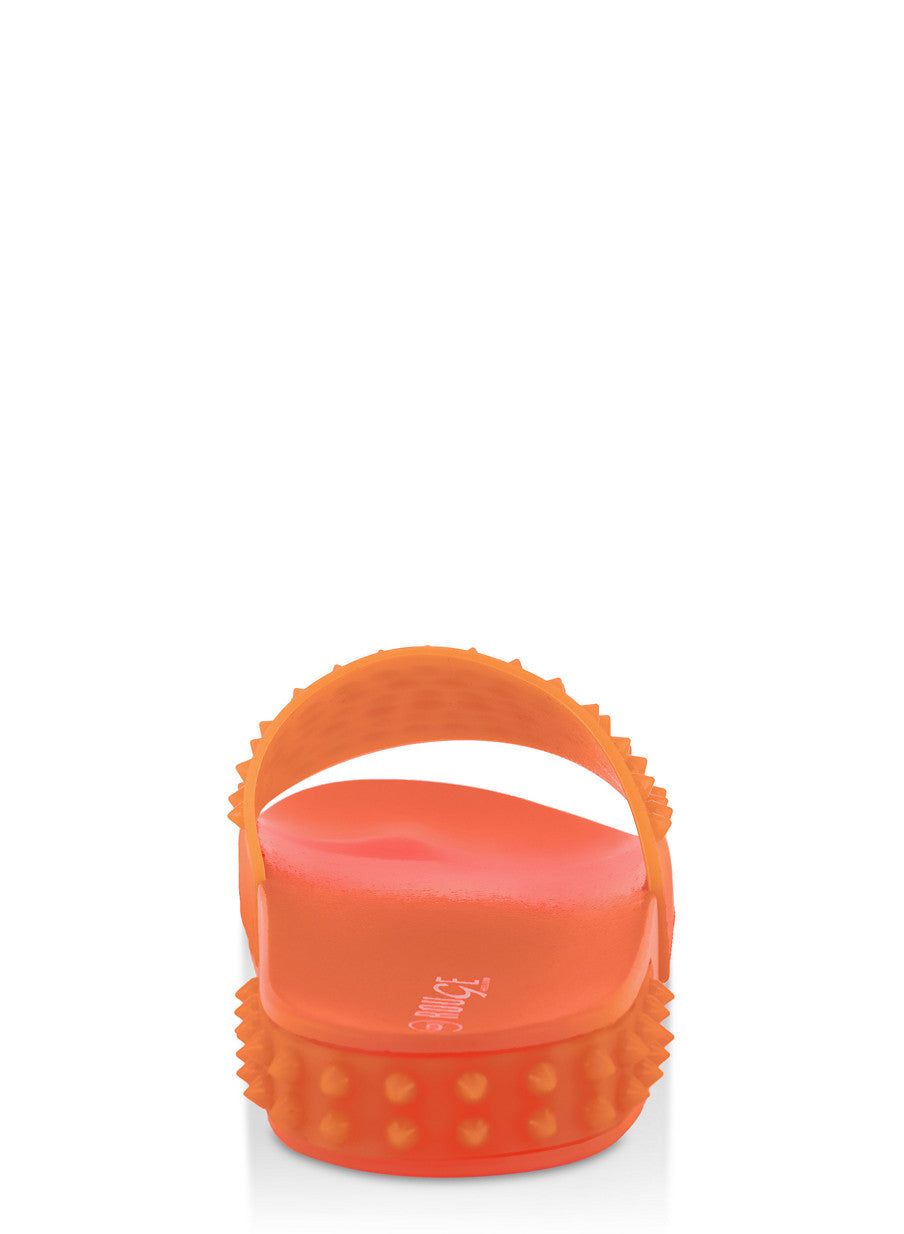 Jelly Studded Solid Slide Sandals sold by Rainbow product image thumbnail 3