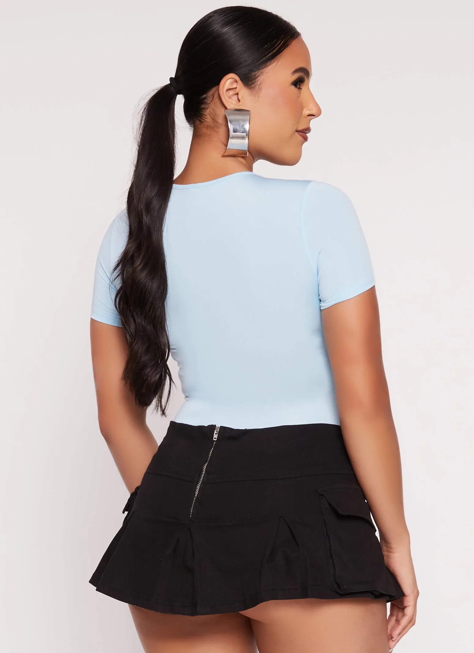 Daisy Double Lined Crew Neck Bodysuit sold by Rainbow product image thumbnail 3