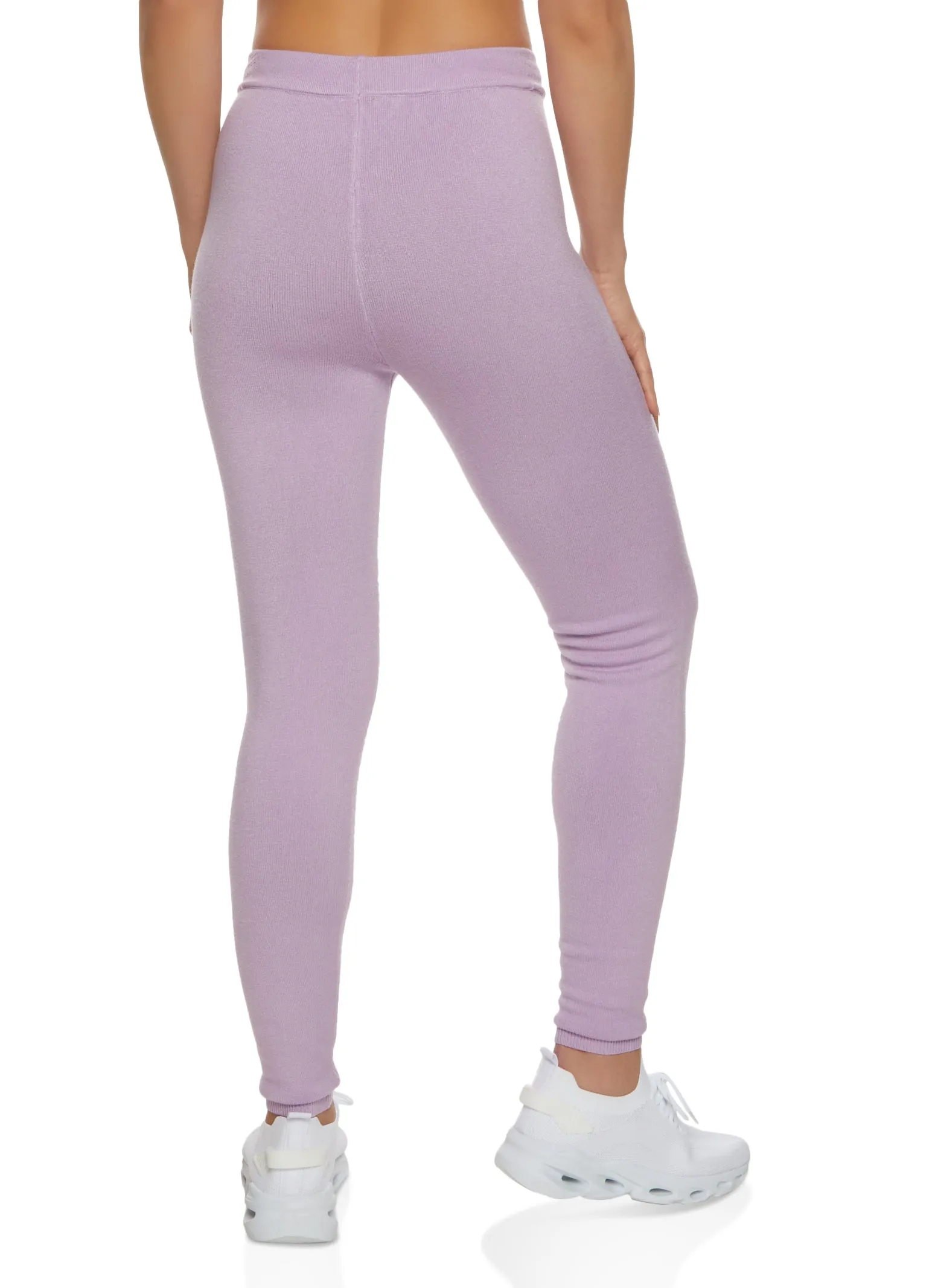 Ribbed High Waist Drawstring Leggings sold by Rainbow product image thumbnail 2