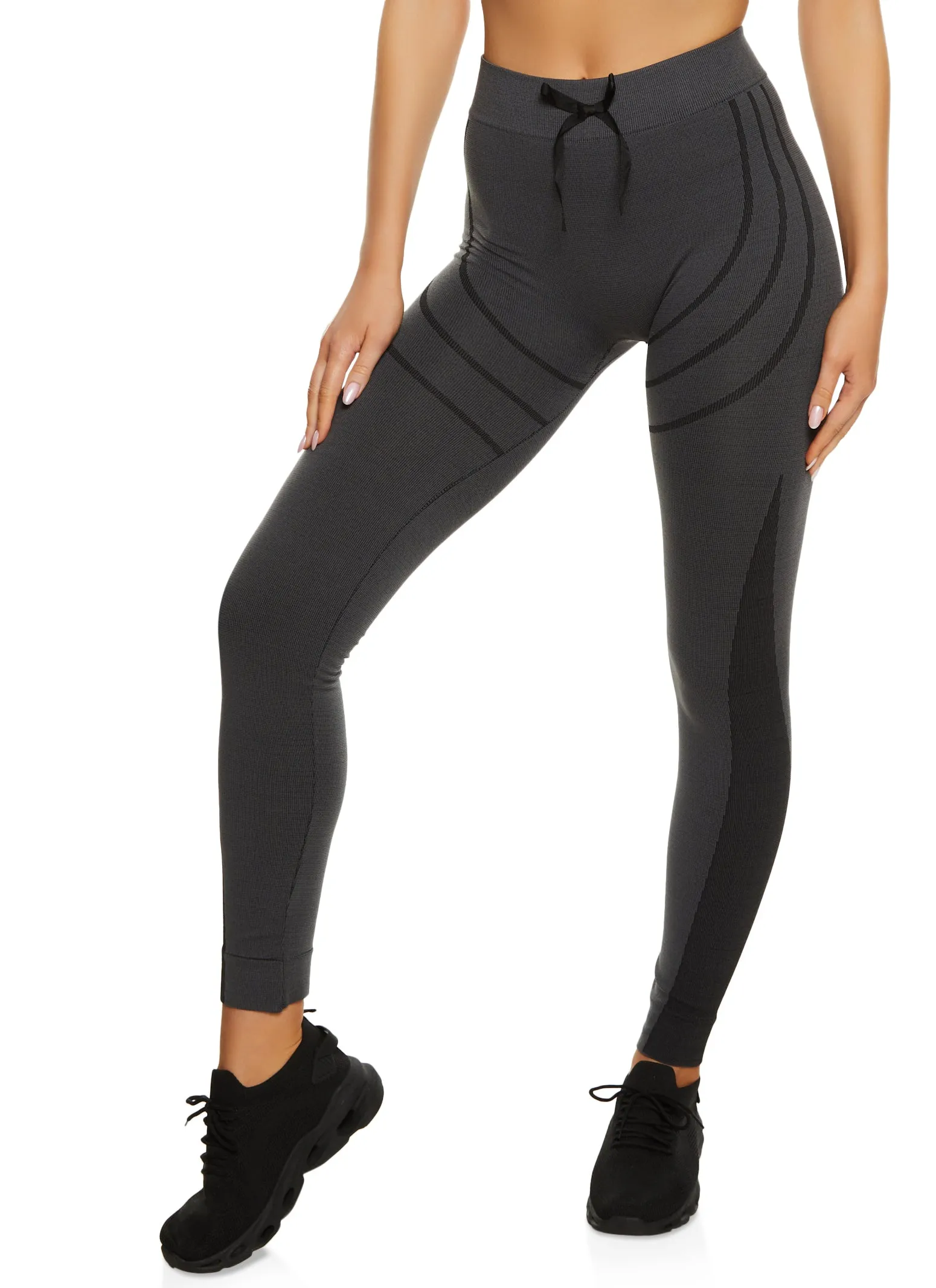 High Waist Two Tone Leggings sold by Rainbow product image thumbnail 2