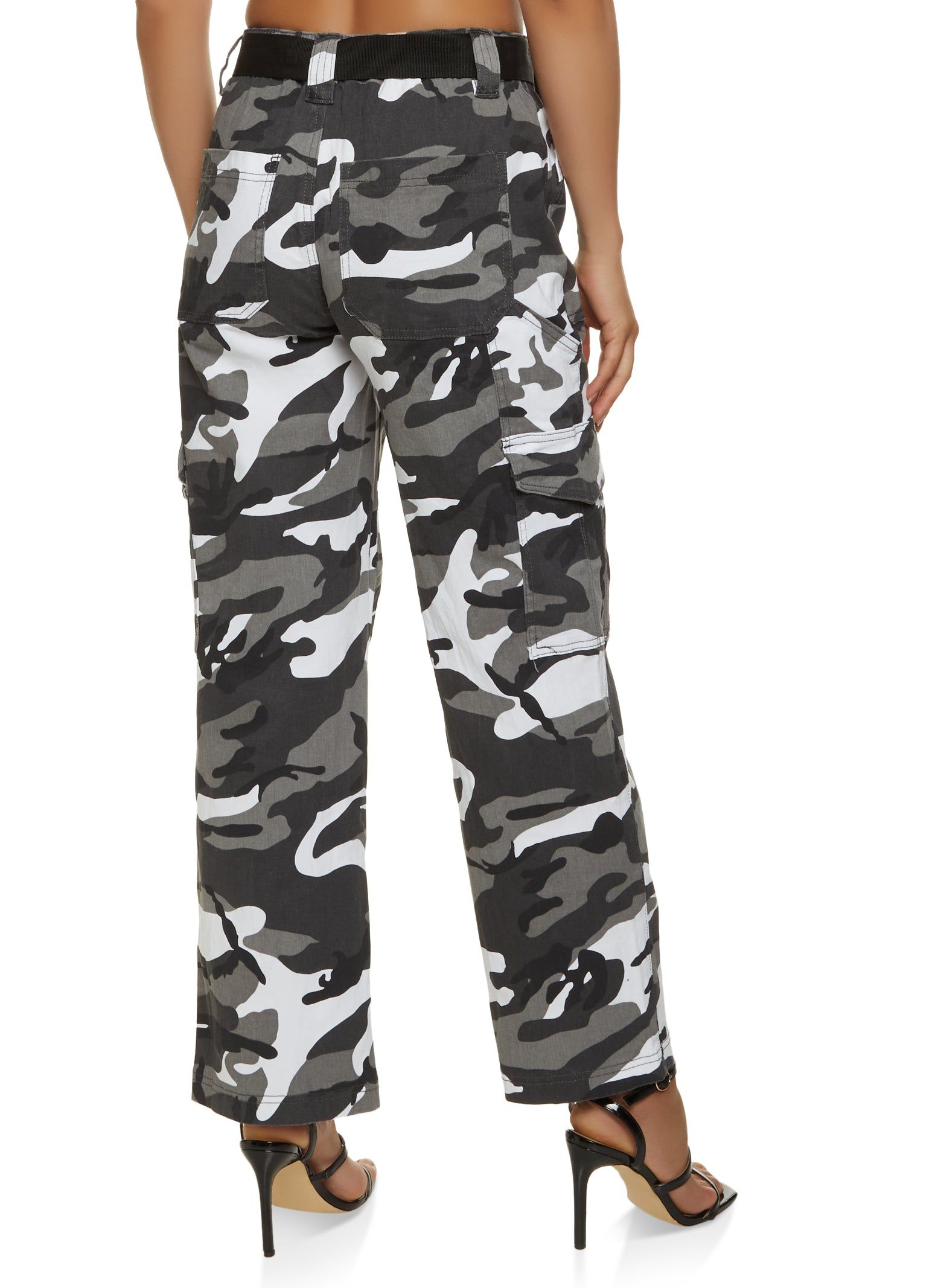 Belted Camo Cargo Pants sold by Rainbow product image thumbnail 2