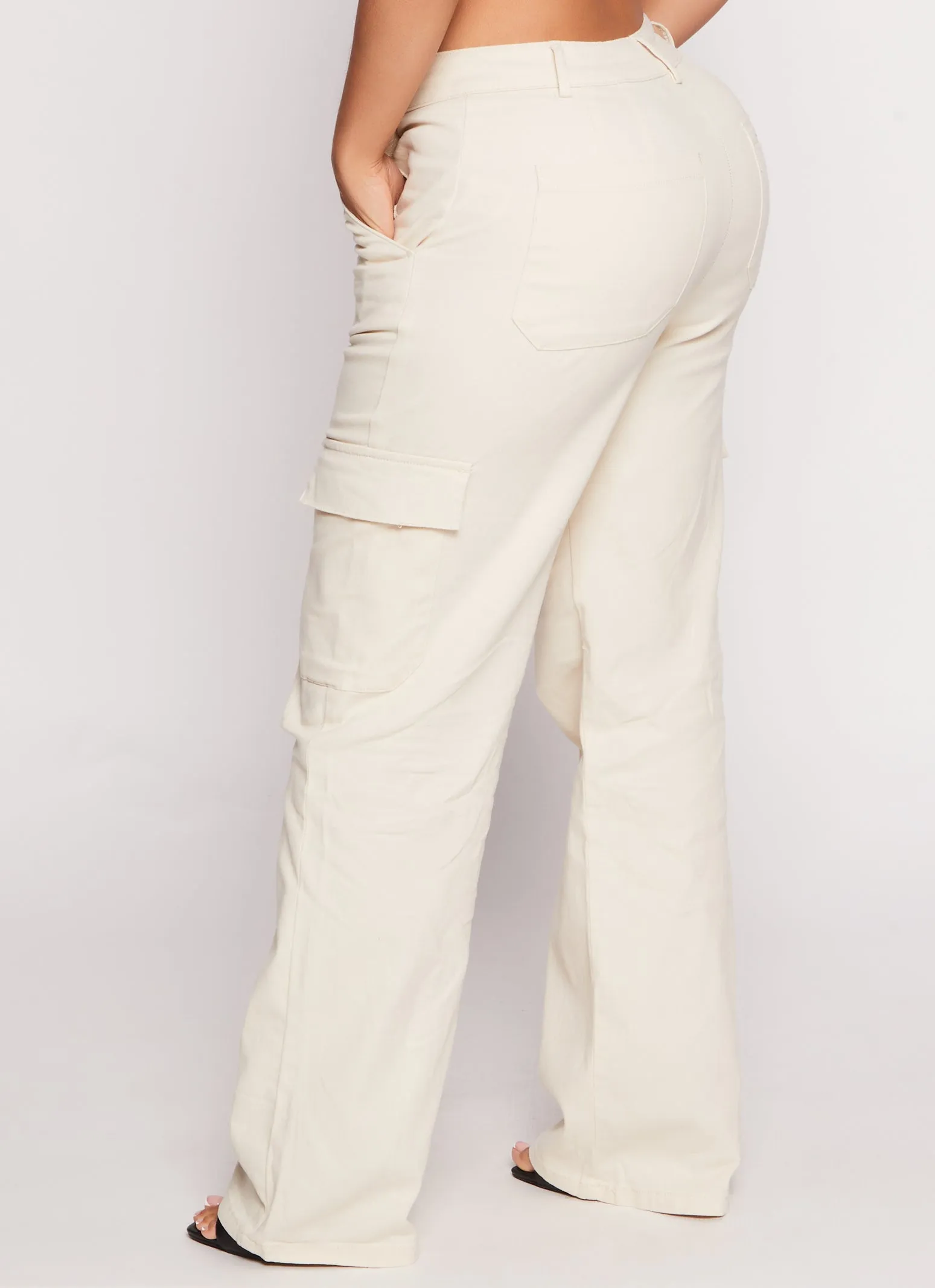 Twill Straight Leg Cargo Pants sold by Rainbow product image thumbnail 3