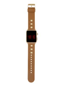 Silicone Studded Strap Digital Watch sold by Rainbow