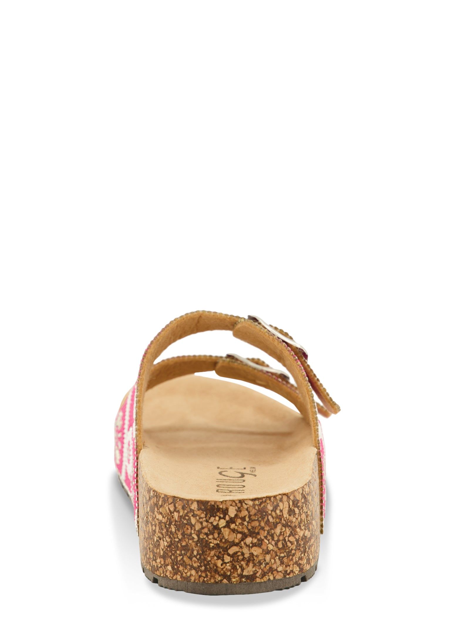 Embellished Double Band Platform Footbed Sandals sold by Rainbow product image thumbnail 3