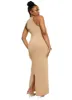 Plus Size Daisy Mock Neck Sleeveless Maxi Dress sold by Rainbow