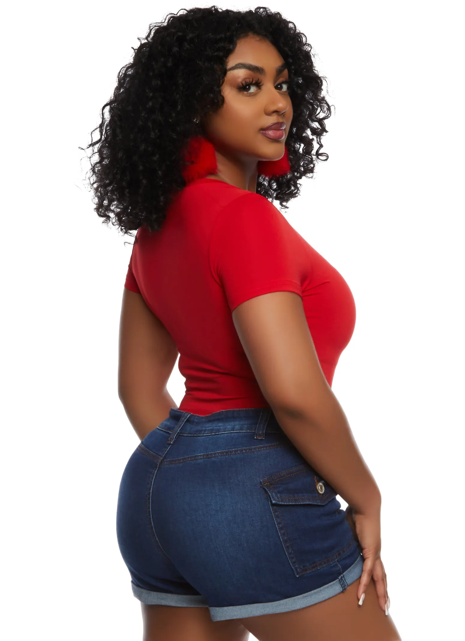 Basic Crew Neck Bodysuit sold by Rainbow product image thumbnail 3