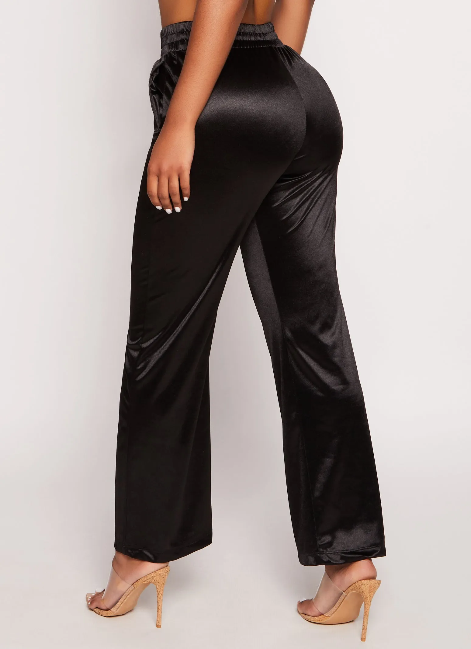 Satin Straight Leg Pants sold by Rainbow product image thumbnail 3