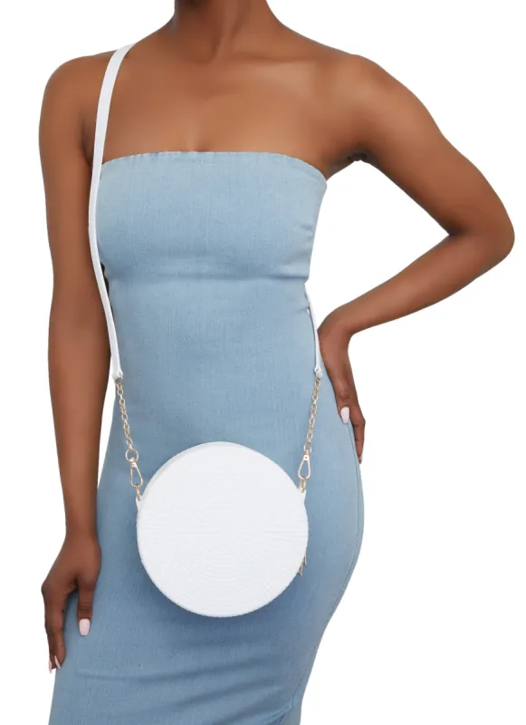 Textured Silicone Circular Crossbody Bag sold by Rainbow