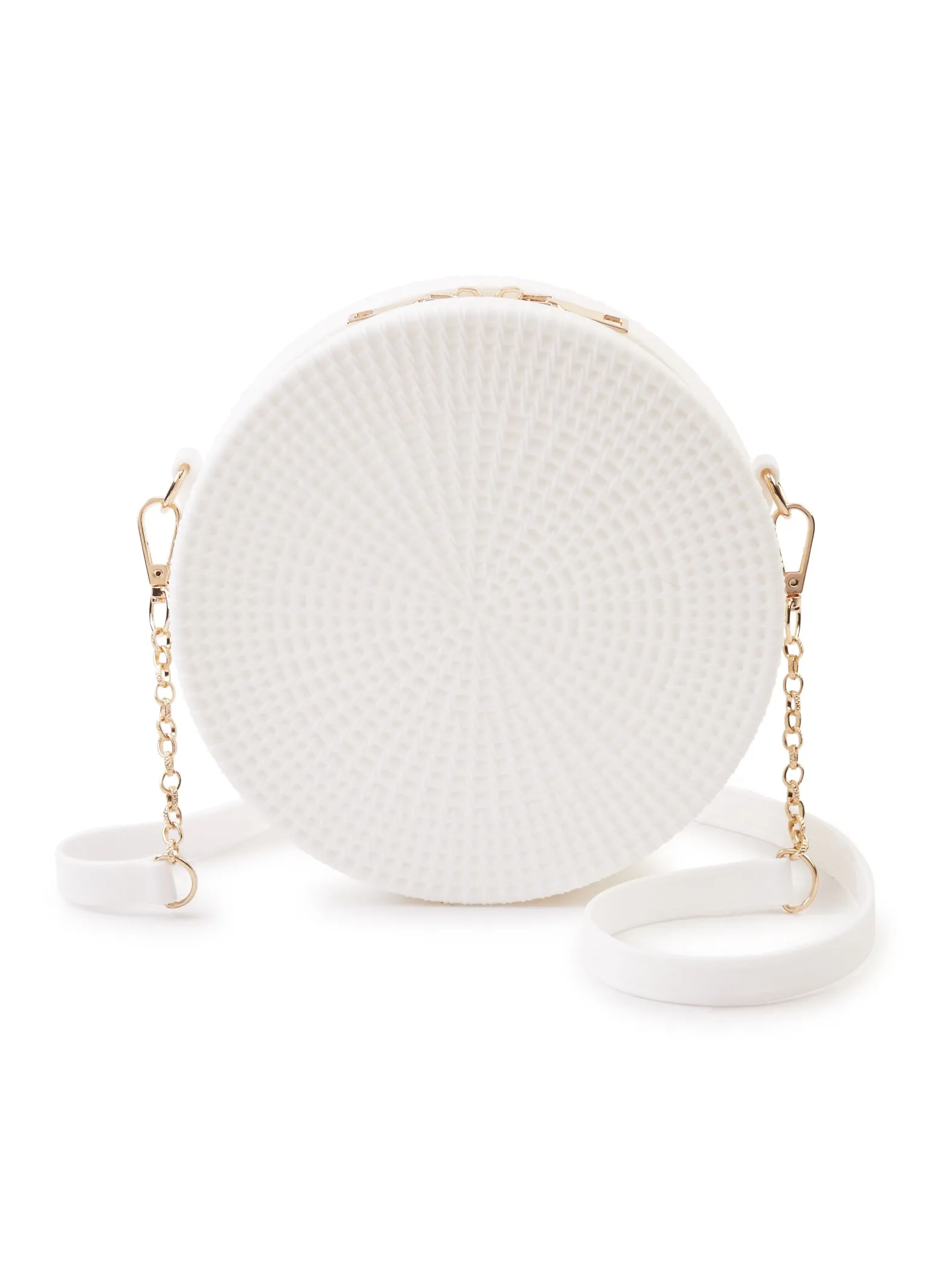 Textured Silicone Circular Crossbody Bag sold by Rainbow product image thumbnail 2