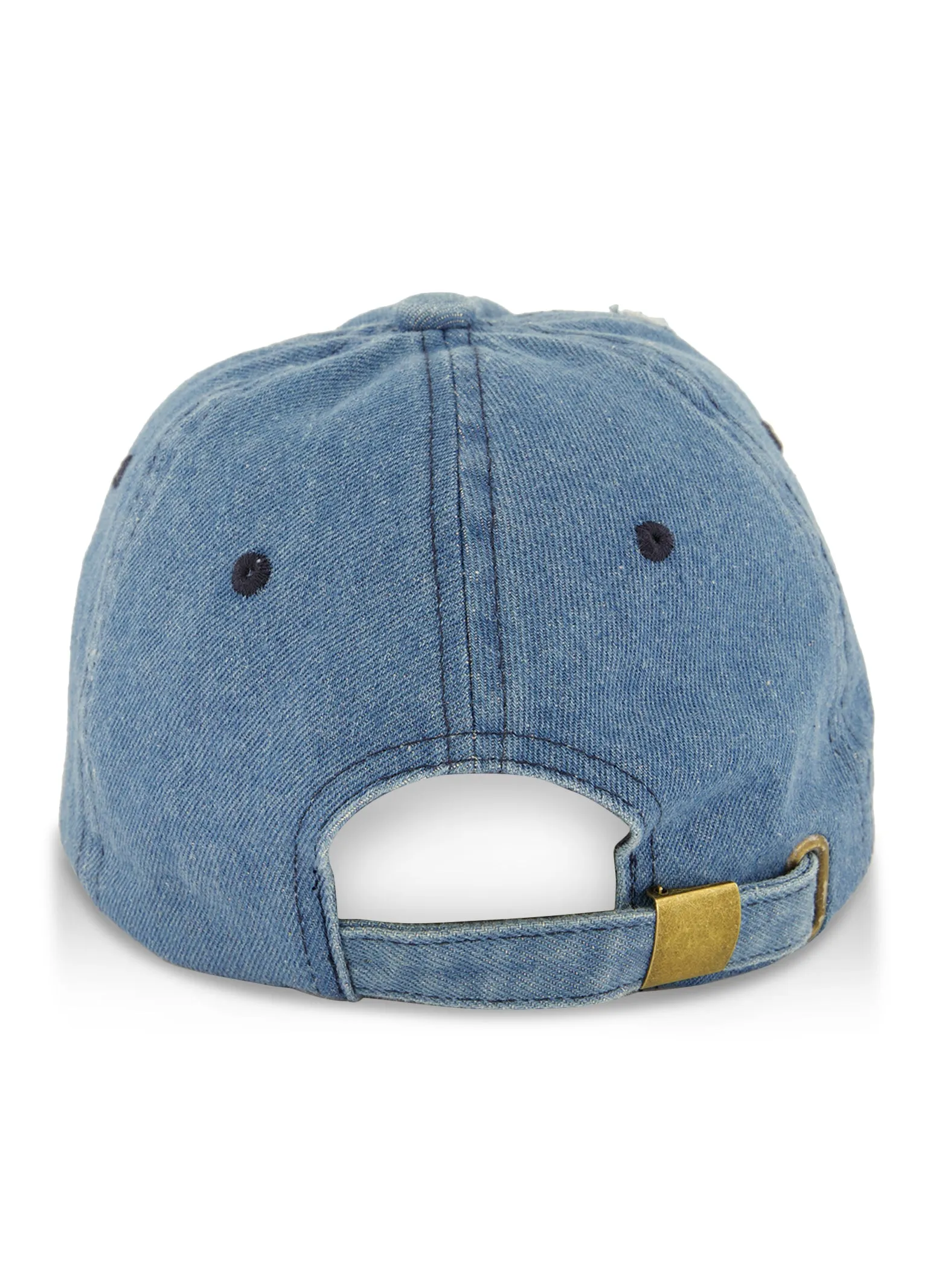 Thou Shall Not Try Me Distressed Baseball Cap sold by Rainbow product image thumbnail 5