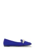 Rhinestone Band Detail Pointed Toe Flats sold by Rainbow