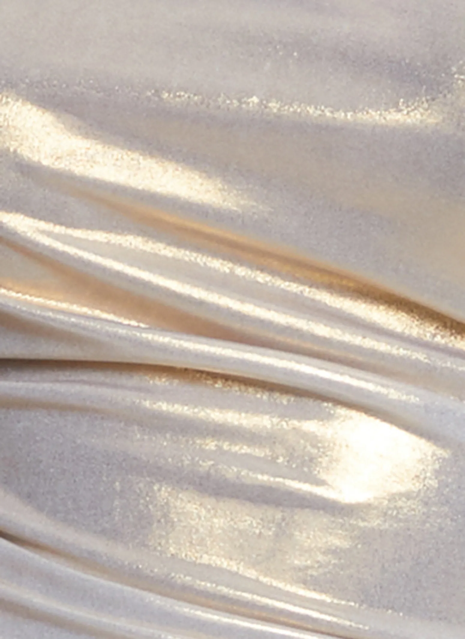 Metallic Foil Ruched One Shoulder Top sold by Rainbow product image thumbnail 3