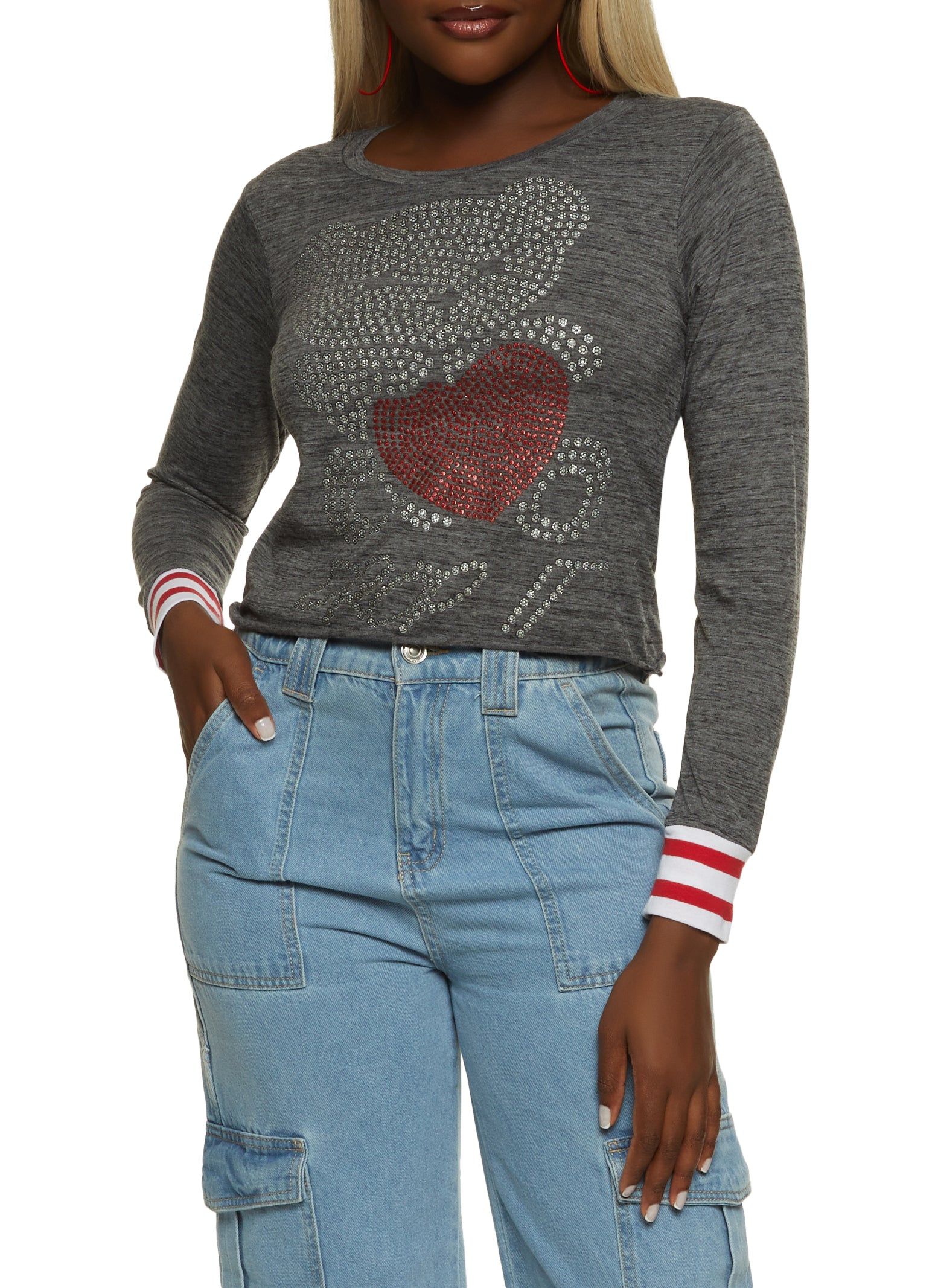 Bear Glitter Graphic Tee sold by Rainbow