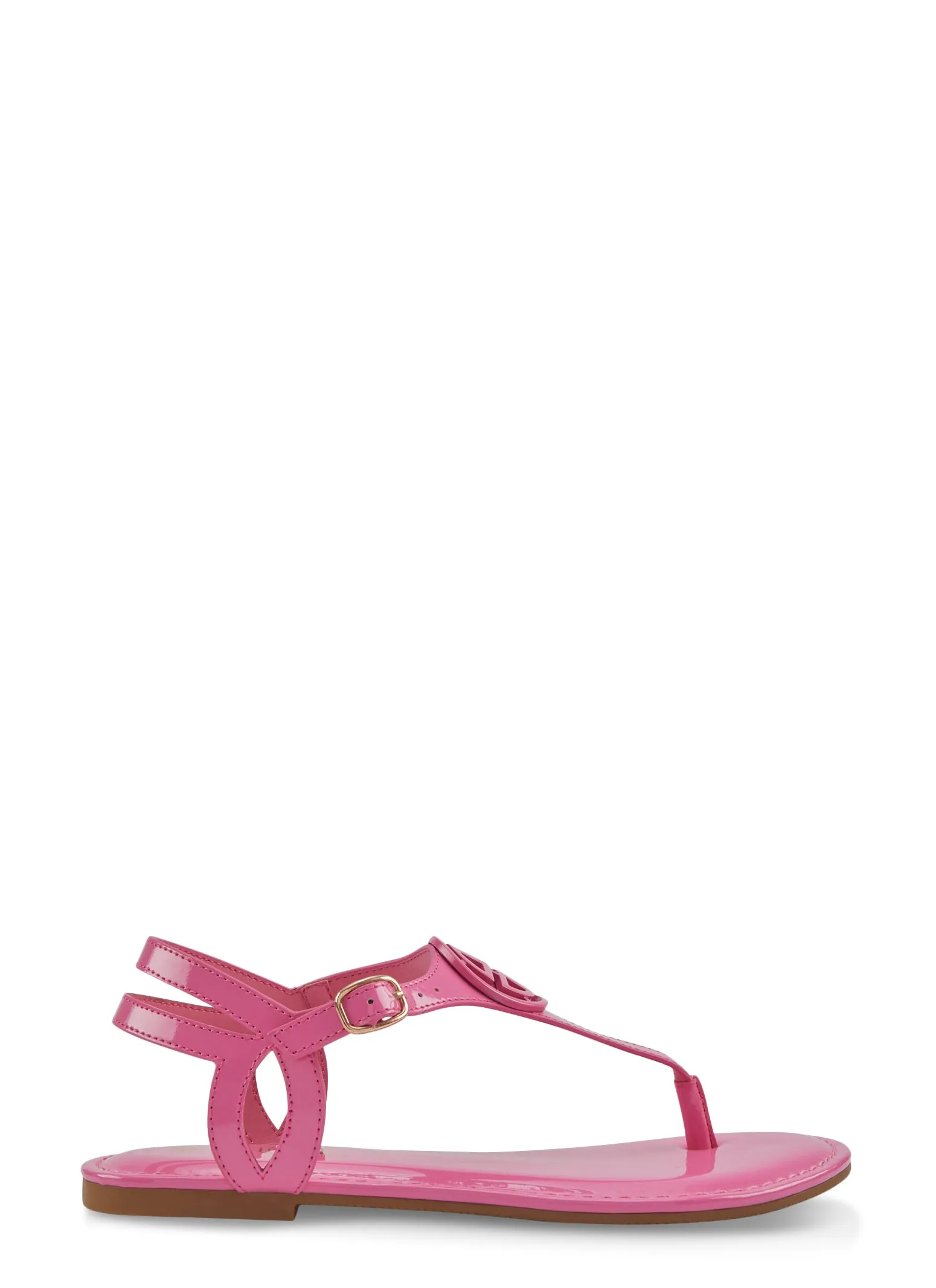 Geo Pendant Thong Ankle Strap Sandals sold by Rainbow product image thumbnail 2