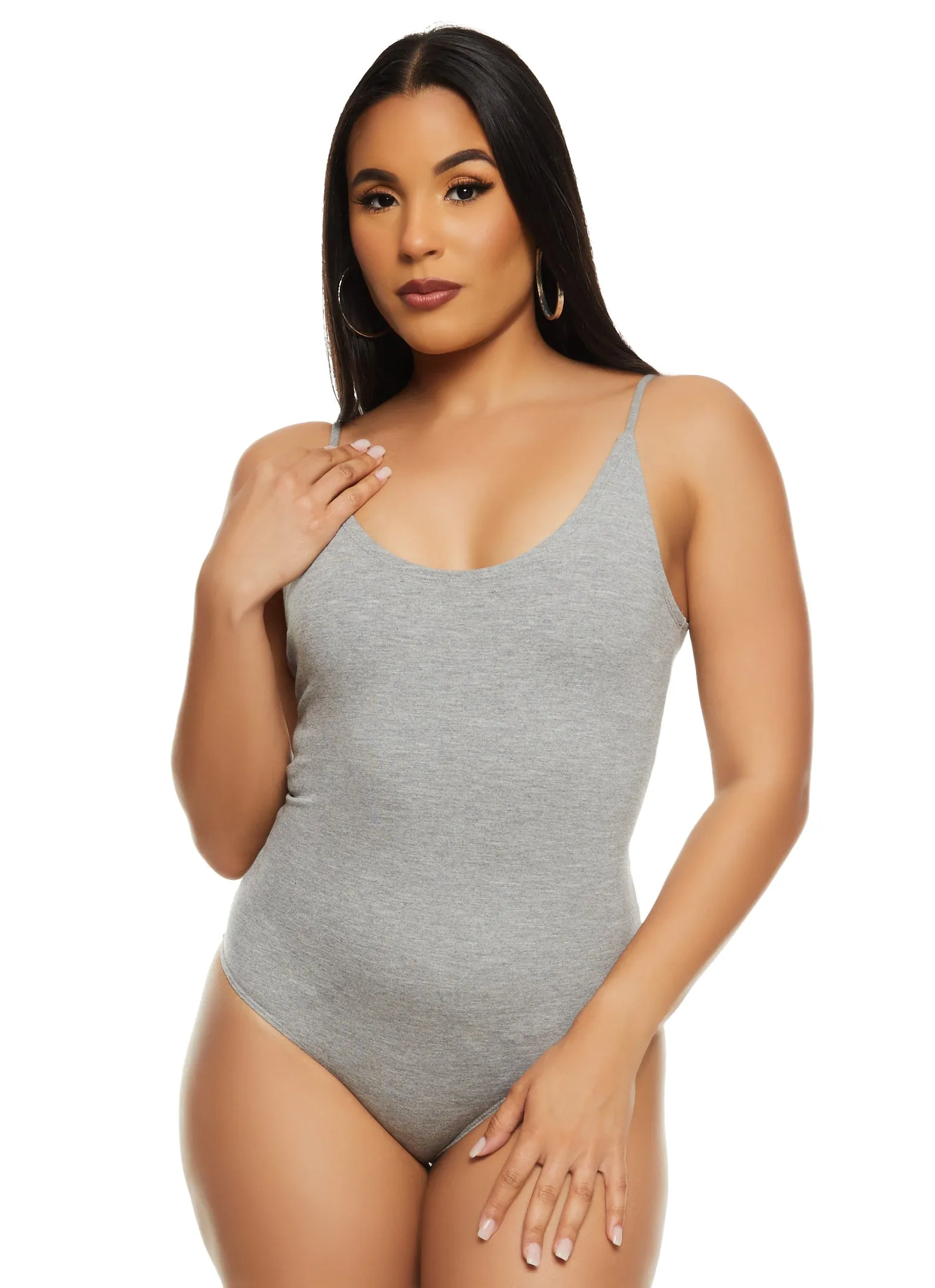 Scoop Neck Cami Bodysuit sold by Rainbow
