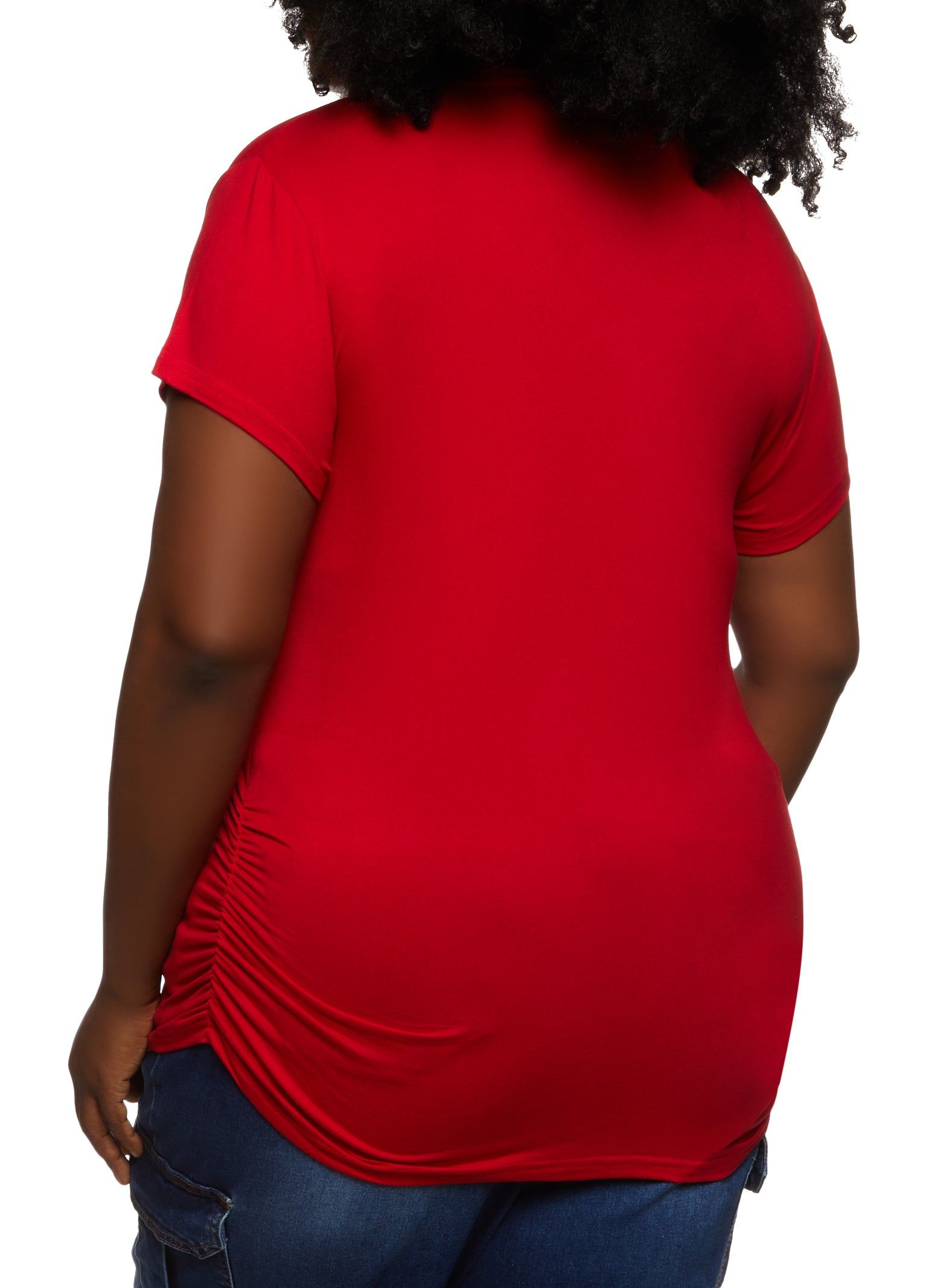 Plus Size Black Queen Embossed Foil Graphic Tee sold by Rainbow product image thumbnail 2