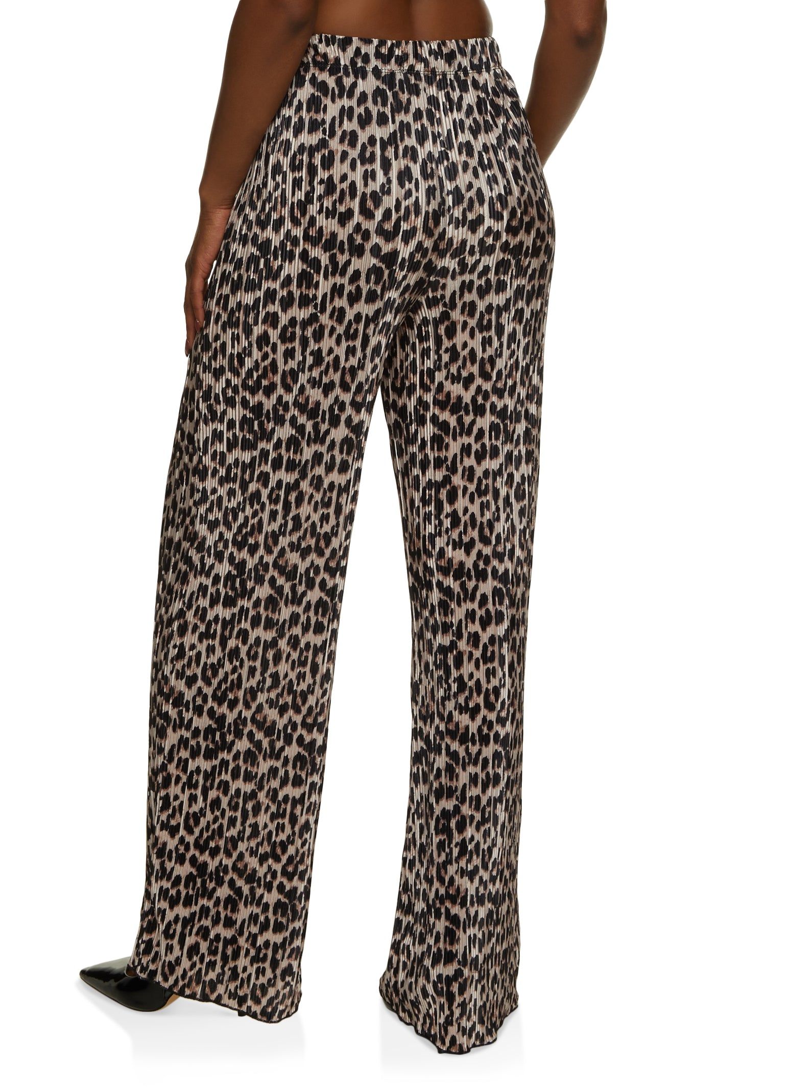 Plisse Printed Wide Leg Pants sold by Rainbow product image thumbnail 2