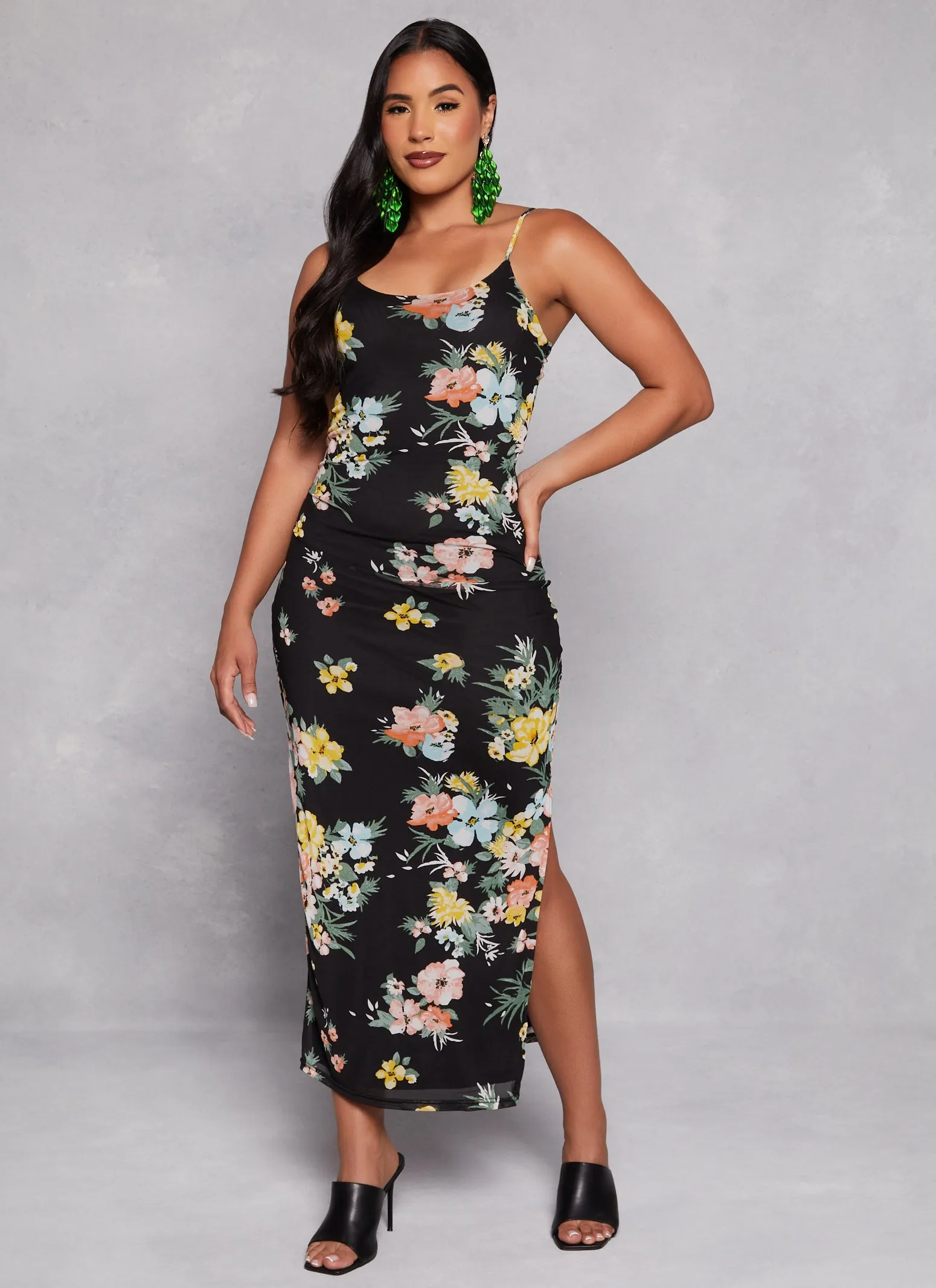Floral Cami Maxi Dress sold by Rainbow