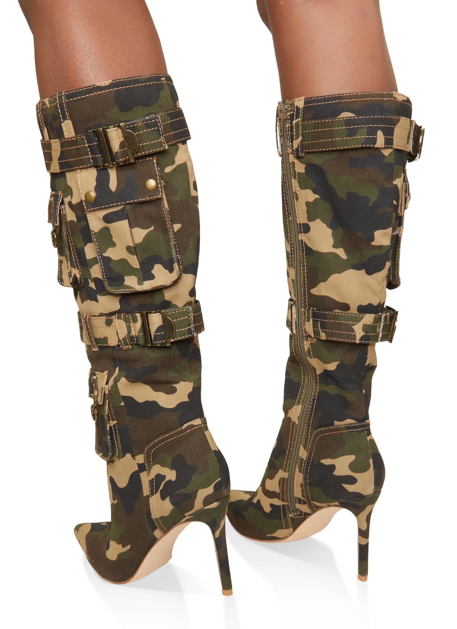 Pocket Detail Tall Stiletto Boots sold by Rainbow product image thumbnail 3