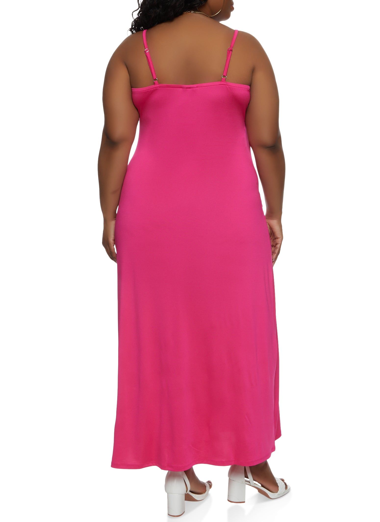 Plus Size Scoop Neck Cami Maxi Dress sold by Rainbow product image thumbnail 3