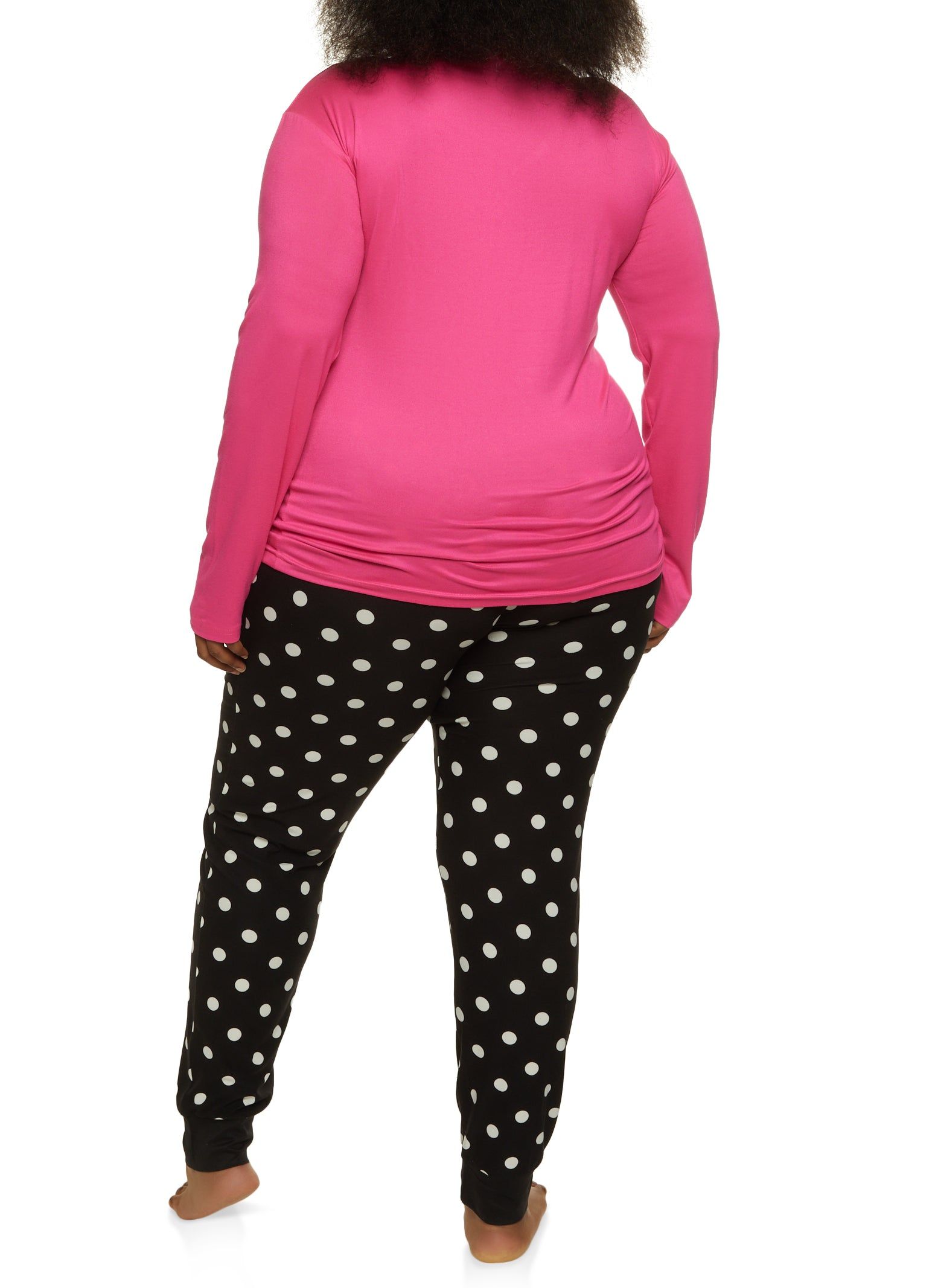Plus Size Snooze Button Pajama Top and Pants sold by Rainbow product image thumbnail 2